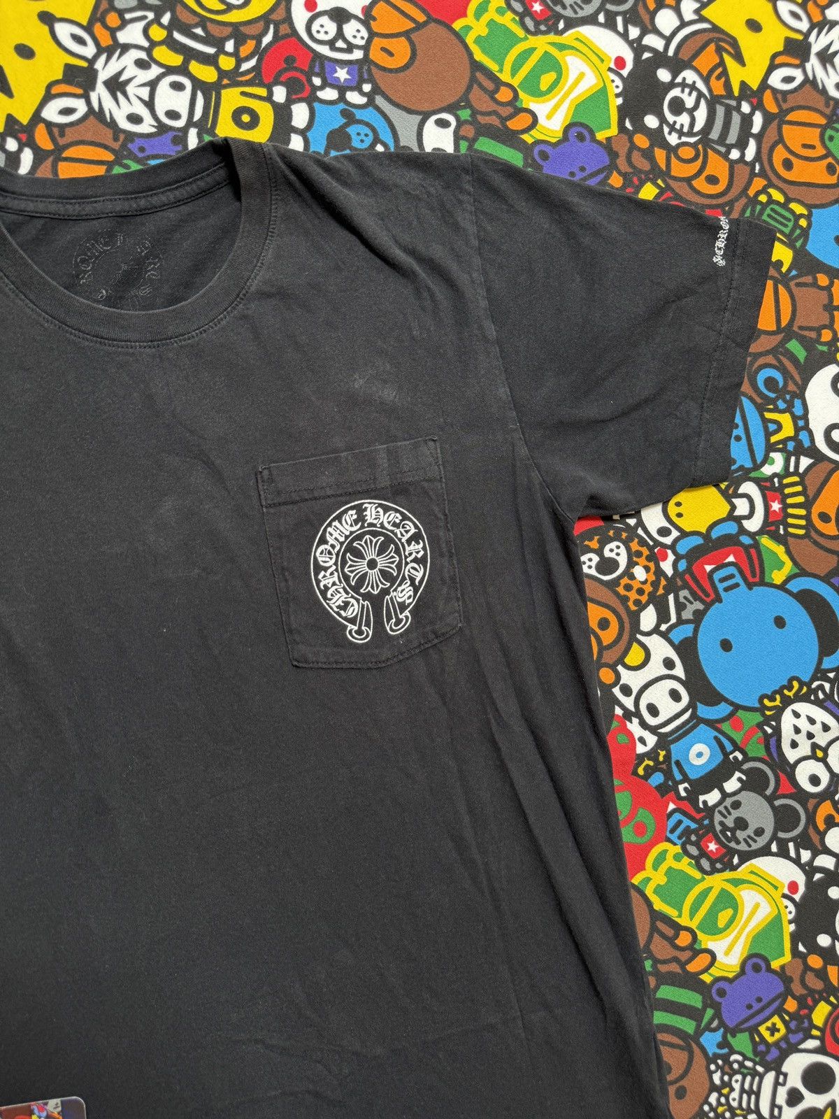 Chrome Hearts Chrome Hearts Black Horseshoe Logo Tee Size US M / EU 48-50 / 2 - 4 Thumbnail