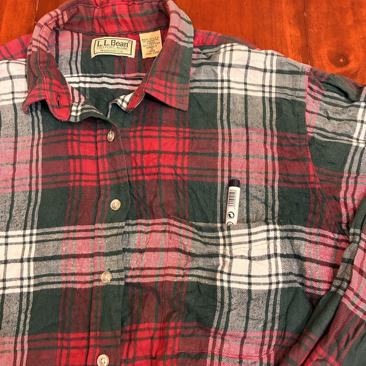 L.L. Bean Ll beans Flannel Ladies Vintage Size L / US 10 / IT 46 - 3 Thumbnail