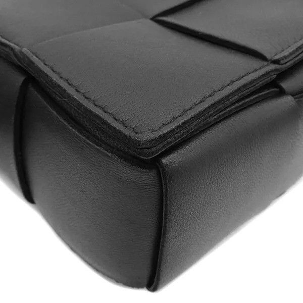 Bottega Veneta o1loc1c0824 Size: OS / Leather Cross-Body Mini Bag in Black Size ONE SIZE - 4 Thumbnail