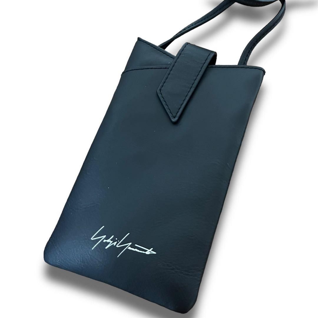 Yohji Yamamoto Logo Smartphone Shoulder Pouch