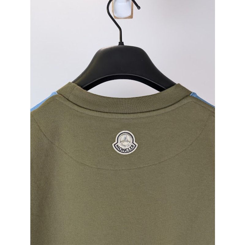 Moncler o1rshd1 Graphic Print Short Sleeve T-Shirt in Green / Khaki Size US L / EU 52-54 / 3 - 15 Thumbnail