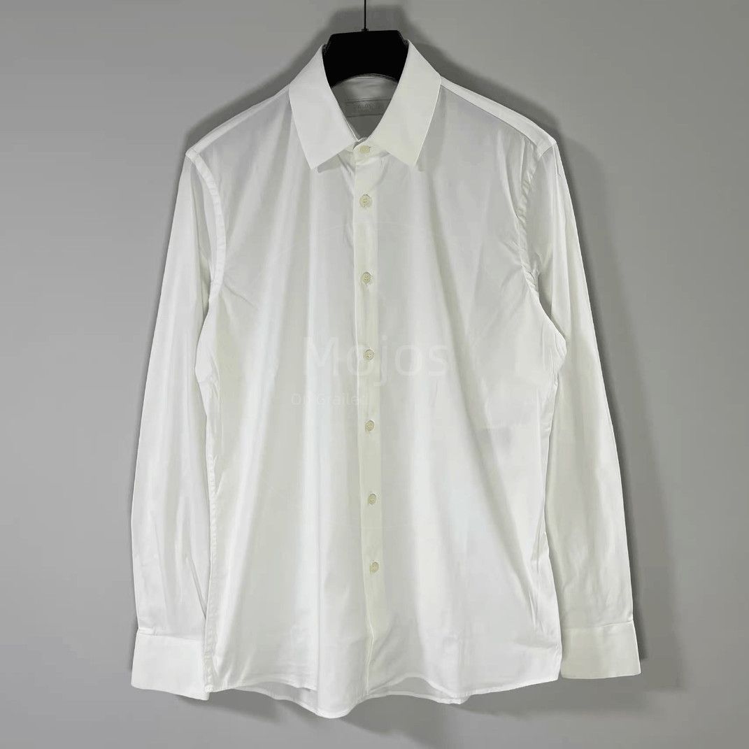 Prada Sz 39 Prada Classic Plain Shirt-2508 Size US M / EU 48-50 / 2 - 1 Thumbnail