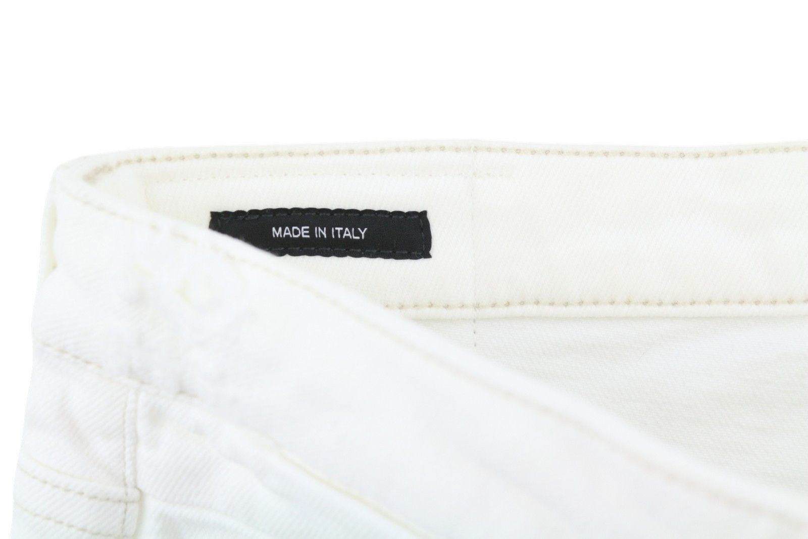 R13 TOBY BOY 26 Aerin White Stretch Low Rise Jeans 88827 Size 26" / US 2 / IT 38 - 7 Thumbnail