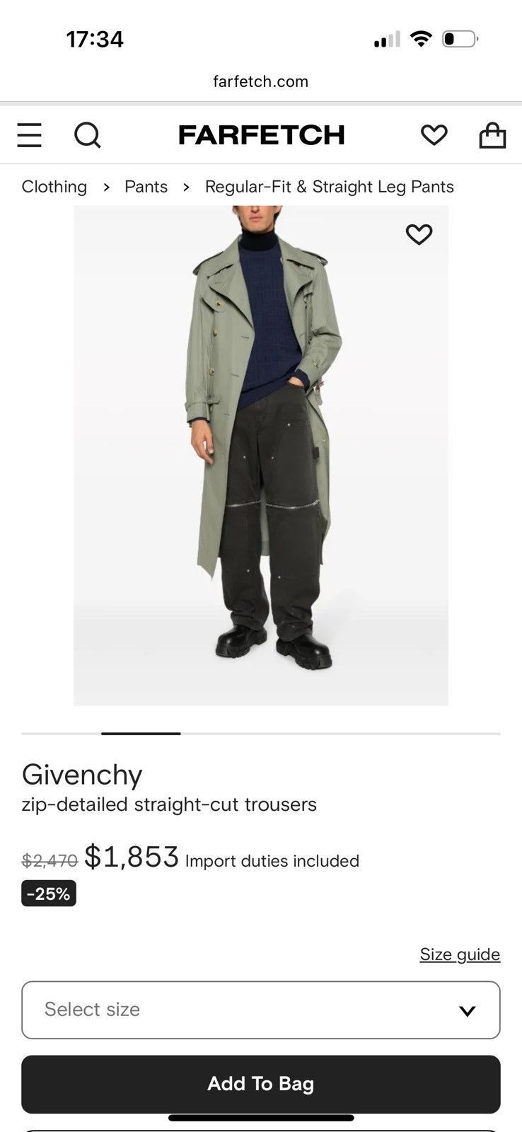 1017 ALYX 9SM Zipper Carpenter Pants Size US 32 / EU 48 - 16 Thumbnail