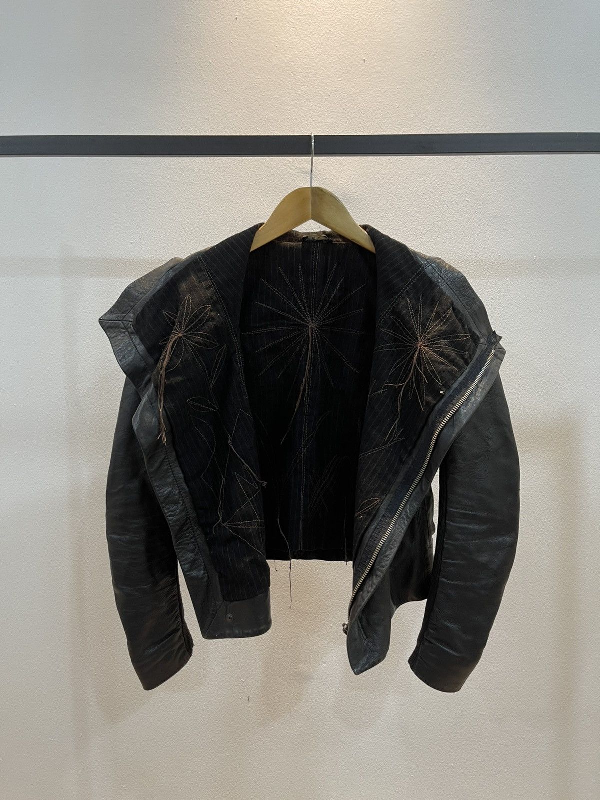 14th Addiction Blur Leather Jacket Size S / US 4 / IT 40 - 1 Thumbnail