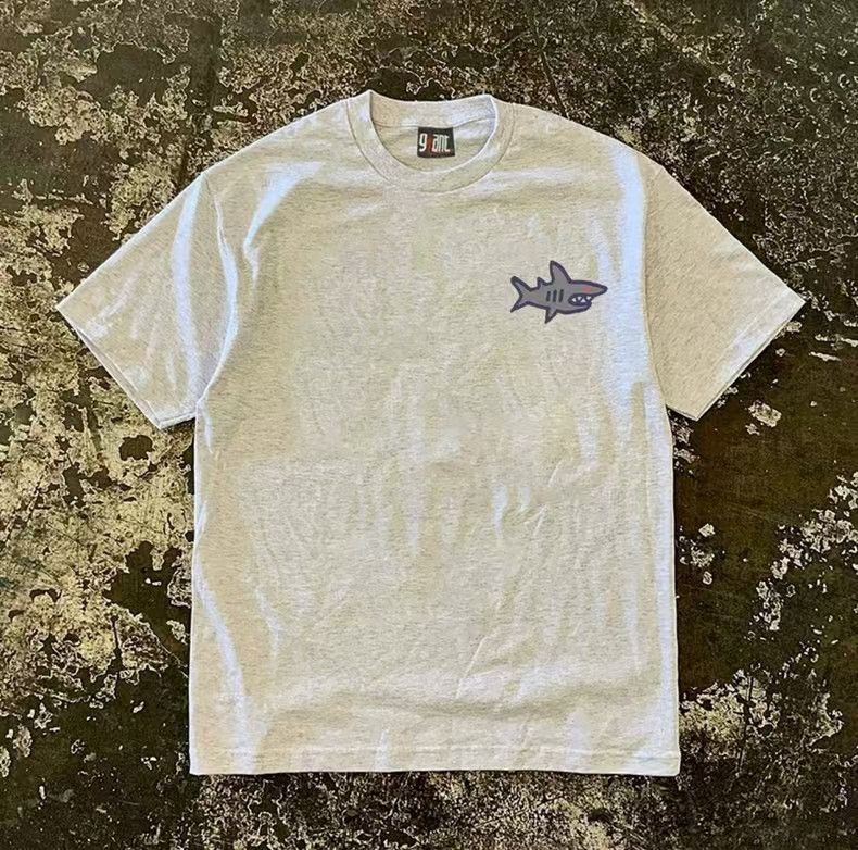 Other Shark print street washed vintage t-shirt Size US M / EU 48-50 / 2 - 2 Thumbnail