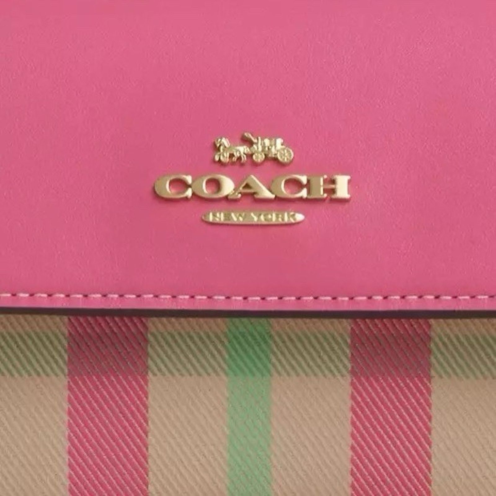 Coach NWT Coach Hailey Flap Shoulder Crossbody Bag Plaid CBI56 Size ONE SIZE - 15 Thumbnail