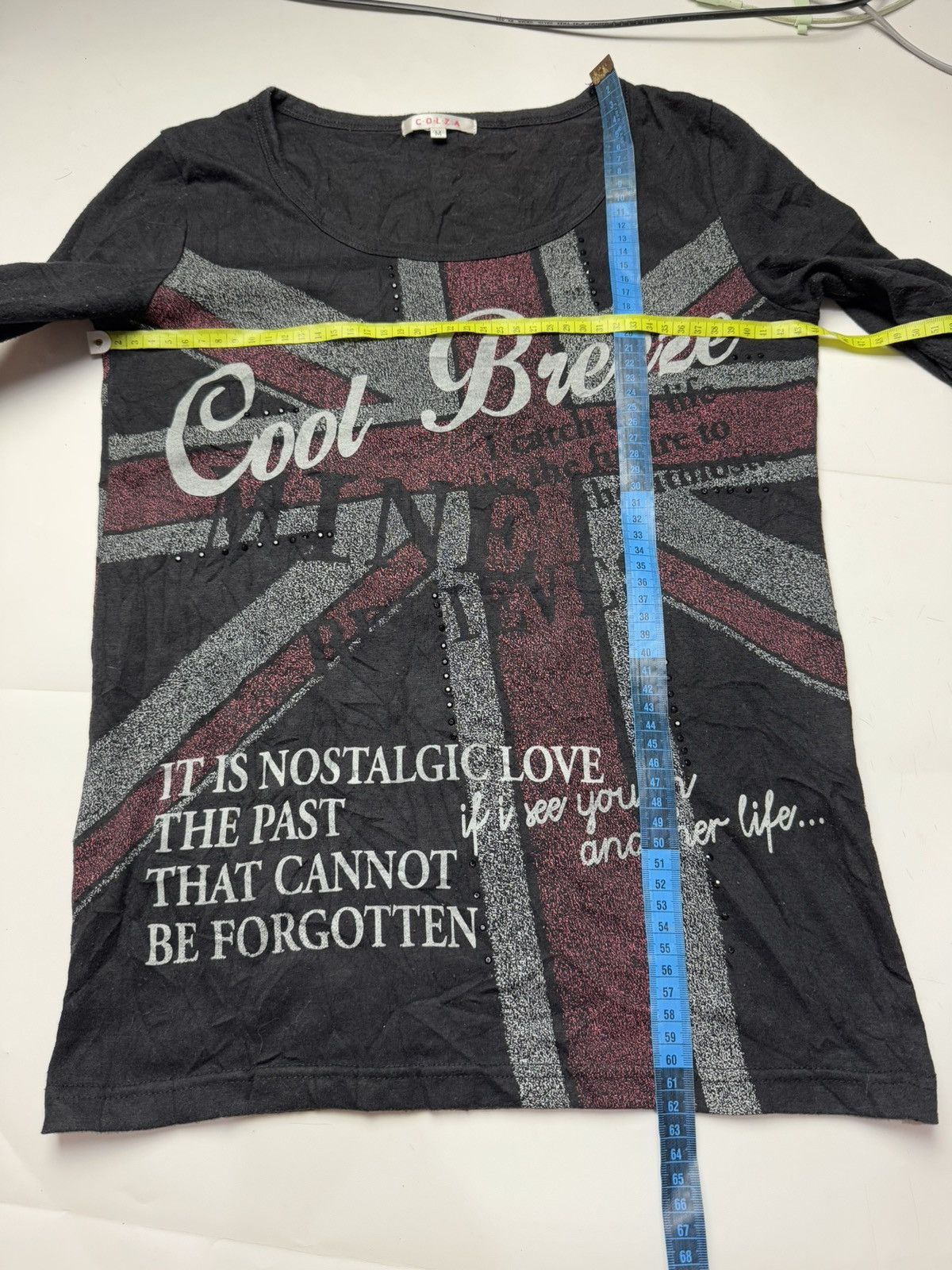 Beauty Beast × Hysteric Glamour × Japanese Brand Colza Poem England Flag Long Sleeve Japanese Style Size US S / EU 44-46 / 1 - 6 Thumbnail