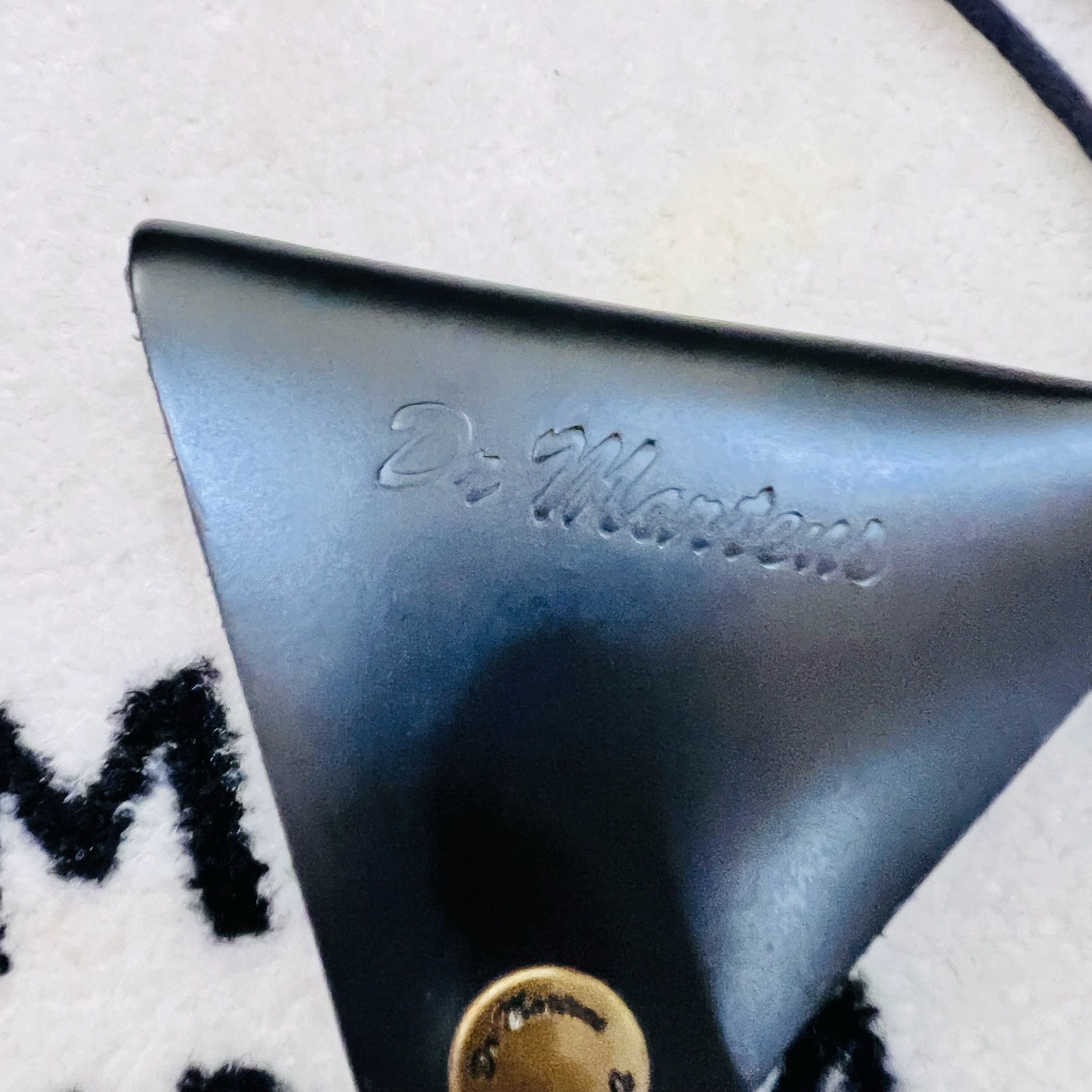 Dr. Martens Rare! Dr.Martens Triangular Leather Necklace Coin Pouch Size ONE SIZE - 3 Thumbnail