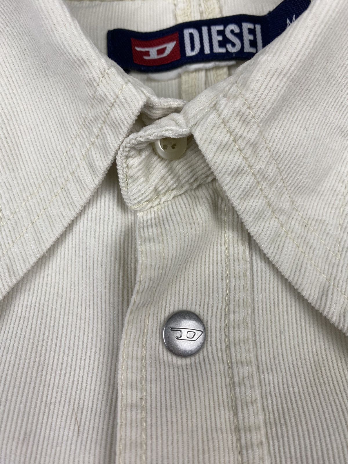 Diesel Vintage Diesel Velvet Button Up Shirt Size M / US 6-8 / IT 42-44 - 10 Thumbnail
