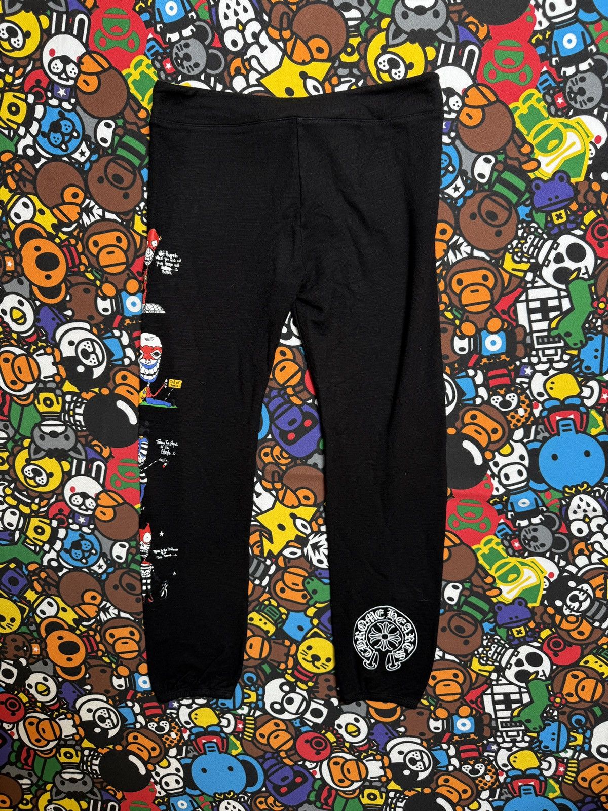 Chrome Hearts Chrome Hearts Kids Black Matty Boy Logo Sweatpants Size US 26 / EU 42 - 1 Thumbnail
