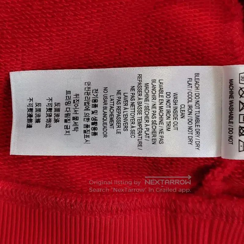 Burberry Burberry Red Cotton Women's Hoodie. Size XL / US 12-14 / IT 48-50 - 7 Thumbnail