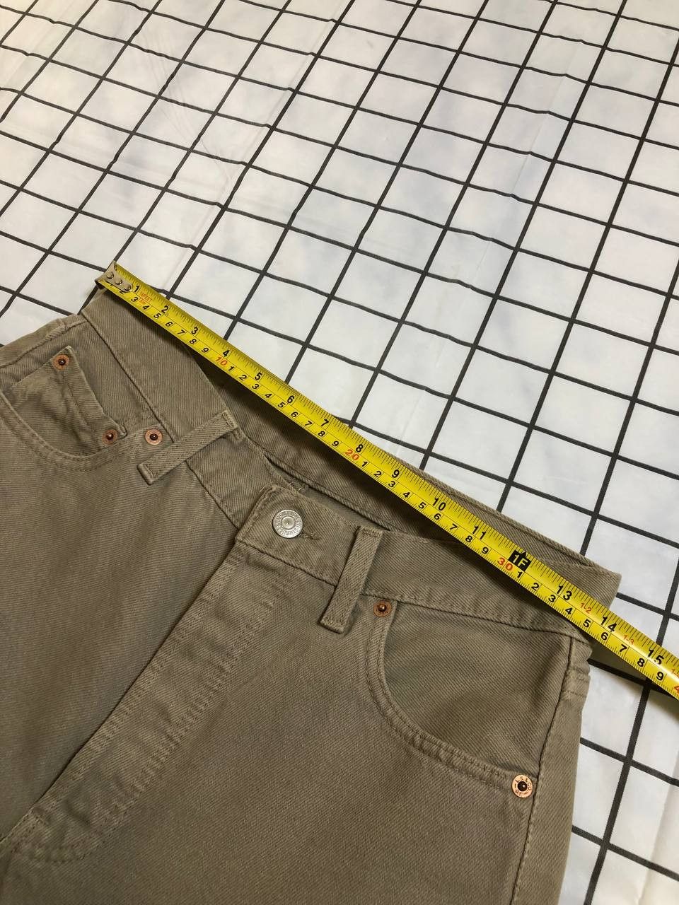 Levi's Levi's 501 Beige Vintage Denim Jeans 30x30 Size US 30 / EU 46 - 9 Thumbnail