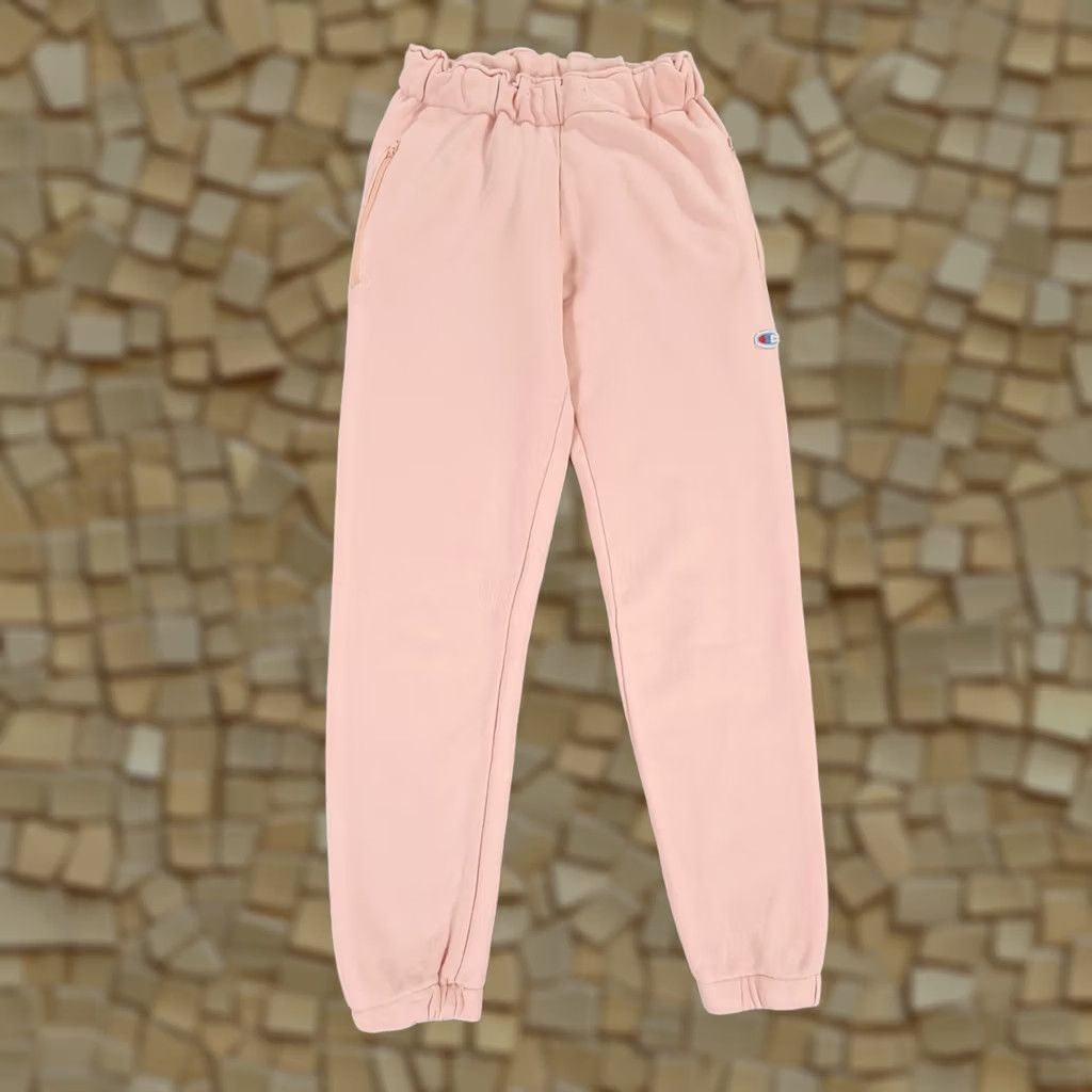 Champion Vetements x Champion Womens Joggers Pink XS Cotton Blend Fleece Trousers 2017 City Sports Knit/Activewear Pants (XS) Womens Size 26" / US 2 / IT 38 - 1 Thumbnail
