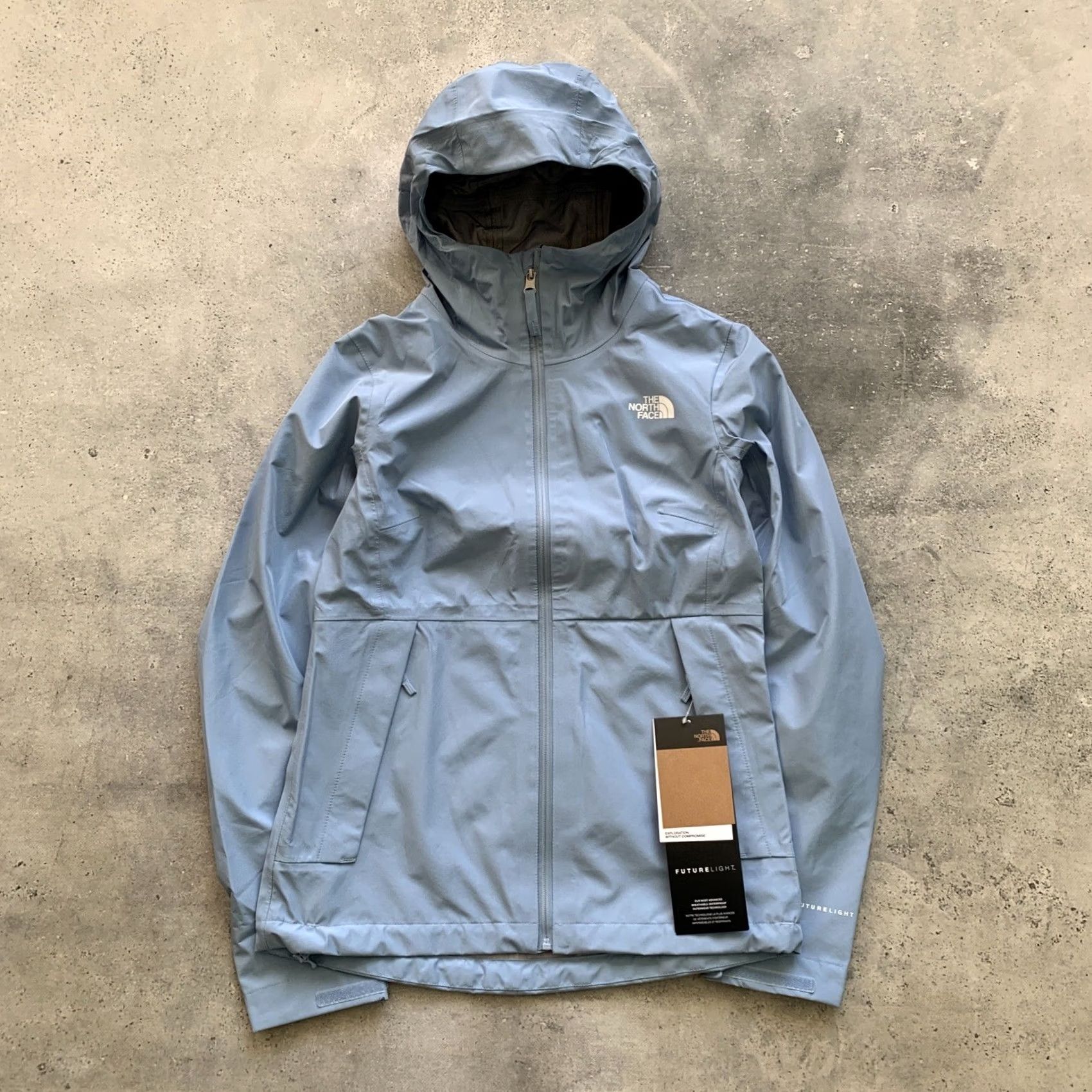 The North Face THE NORTH FACE DRYZZLE FUTURELIGHT JACKET WOMEN'S XS BLUE ZIP FULL ZIP OUTER SHELL SOFTSHELL CUSHION RAIN COAT FALL SPRING WINTER Womens Size XS / US 0-2 / IT 36-38 - 2 Thumbnail