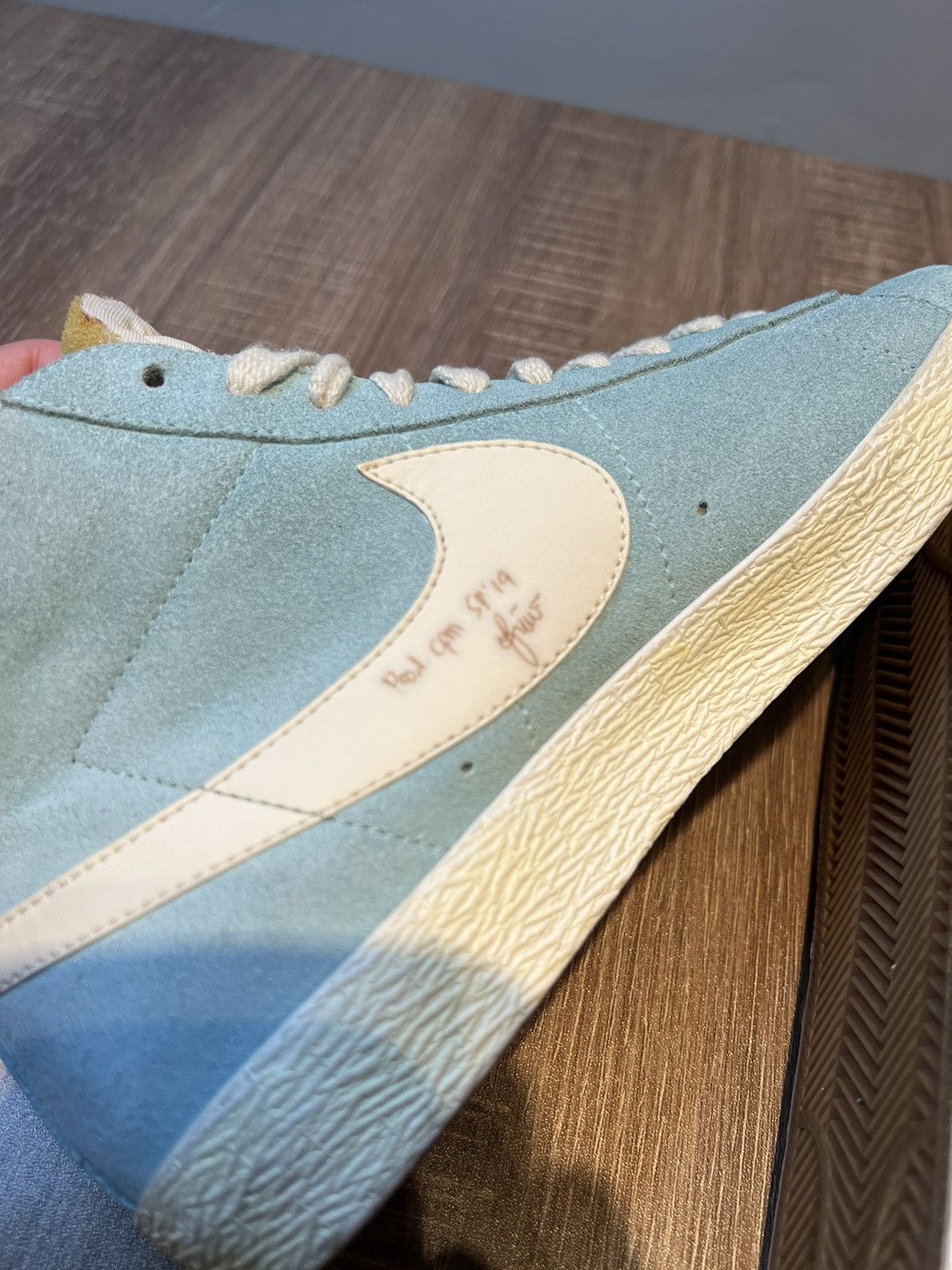 Nike Nike Sample Blazer Womens 7.5 High Top Blue Shoes Vintage Size US 7 / IT 37 - 6 Thumbnail