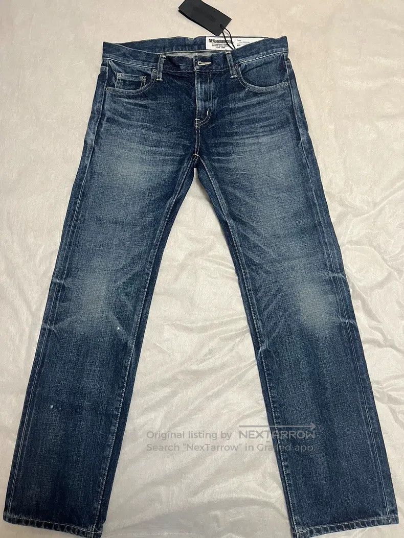 Neighborhood Neighborhood size M Blue Basic Washed Denim Pants Size US 27 - 1 Thumbnail