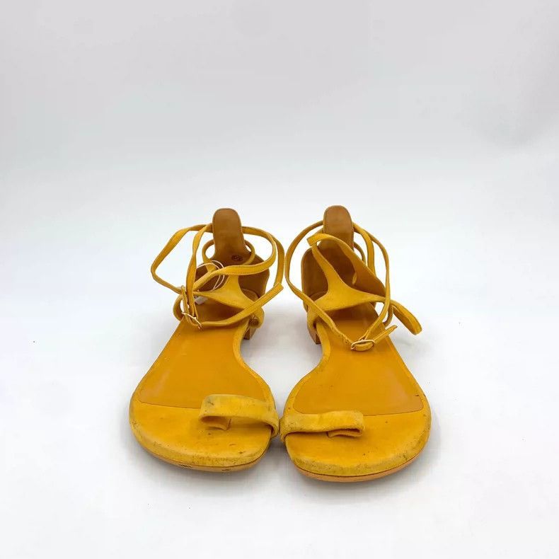 Hermes Hermes Yellow Casual Strappy Sandals Size 40-2506 Size US 9.5 / IT 39.5 - 3 Thumbnail
