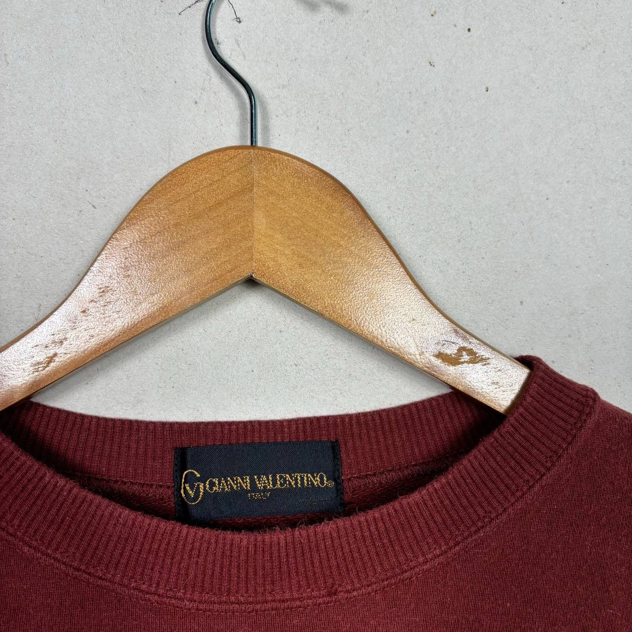 Japanese Brand Vintage Gianni Valentino Embroidered Logo Sweatshirt Size L Size US L / EU 52-54 / 3 - 5 Thumbnail