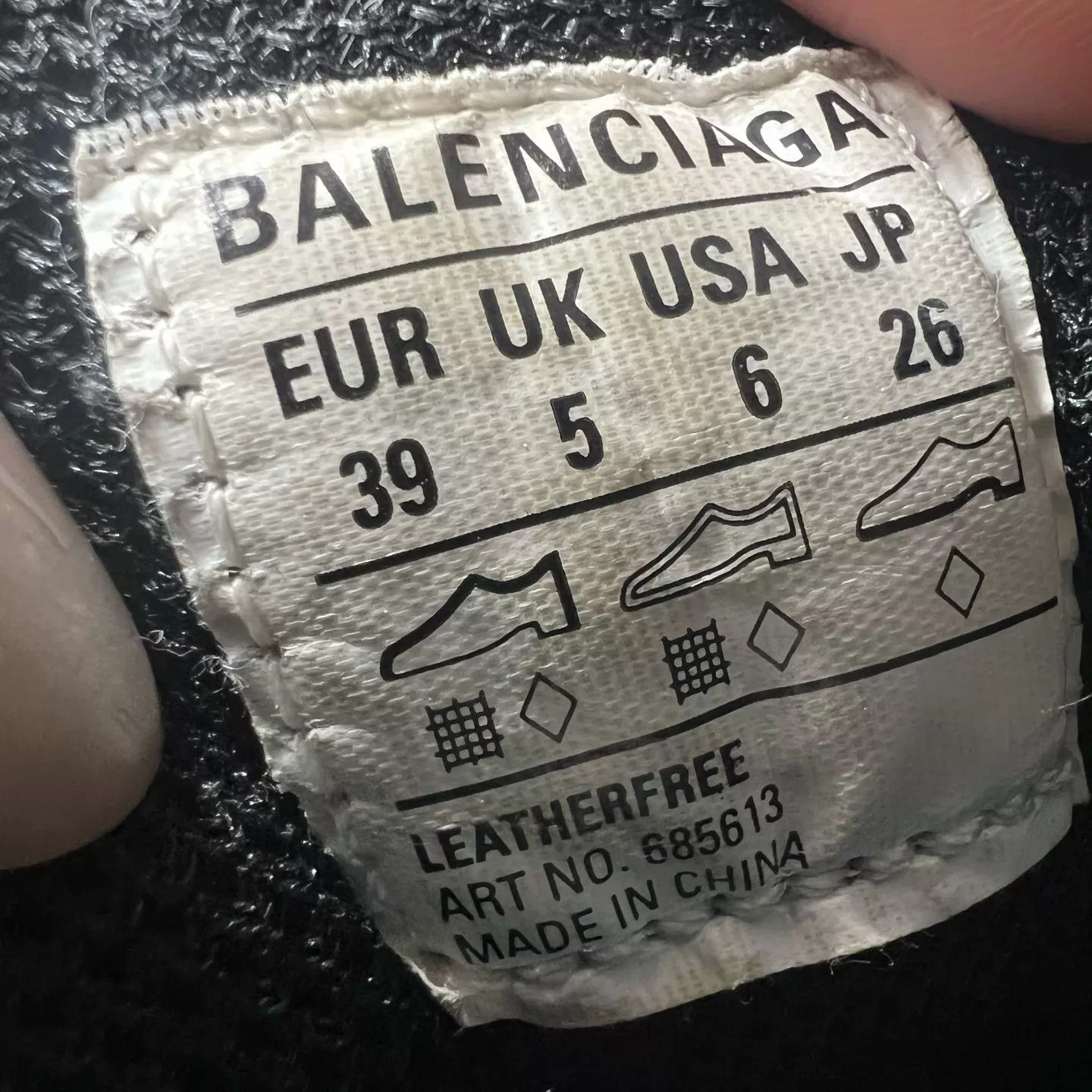 Balenciaga Balenciaga Track Black 39 Like New Size US 8.5 / IT 38.5 - 8 Thumbnail