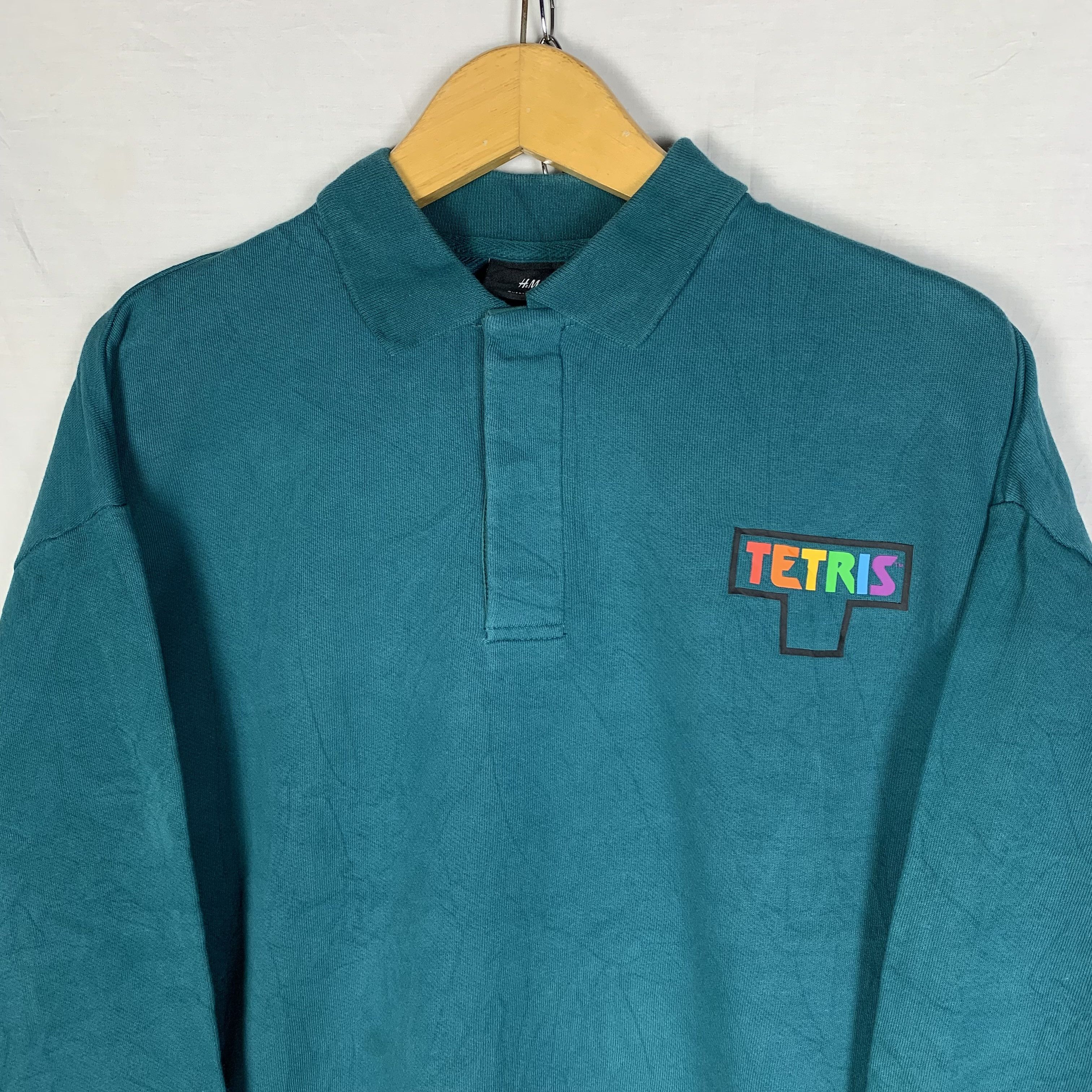 H&M H&M Tetris Sweatshirt Crewneck Collared Size US M / EU 48-50 / 2 - 3 Thumbnail