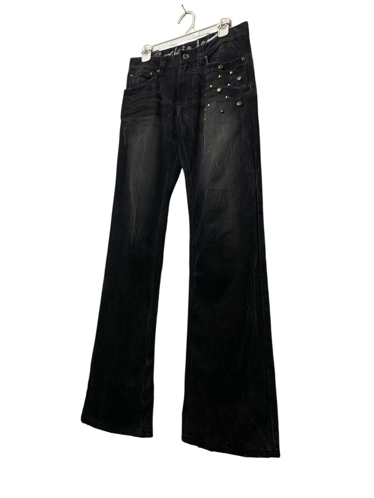 Japanese Brand y2k Maru rocky jeans studded flare denim Tornado mart style Size US 30 / EU 46 - 3 Thumbnail