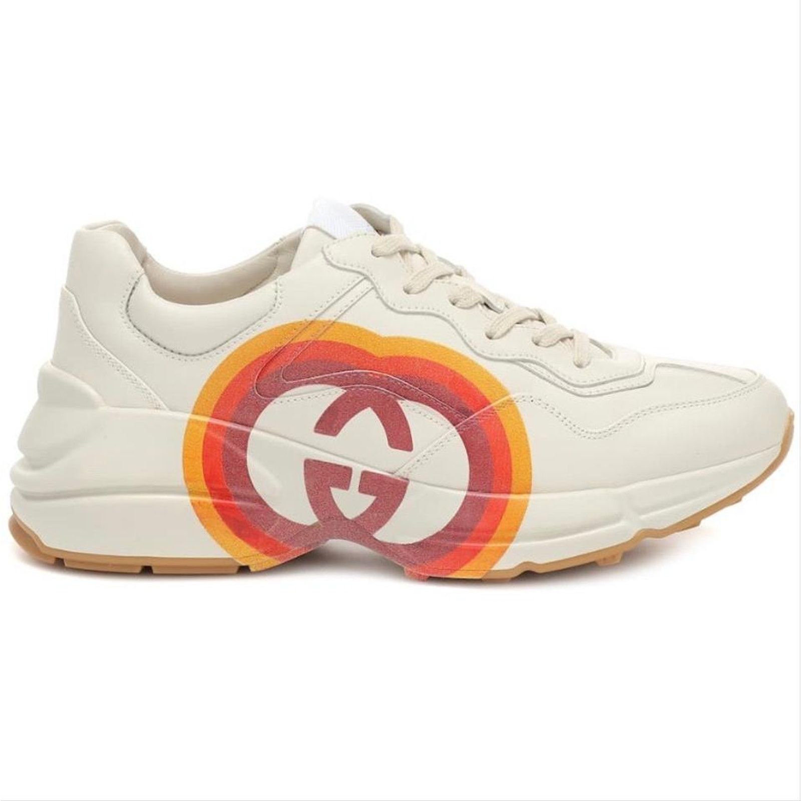 Gucci GUCCI Rhyton GG logo leather sneakers Size US 6 / IT 36 - 5 Thumbnail