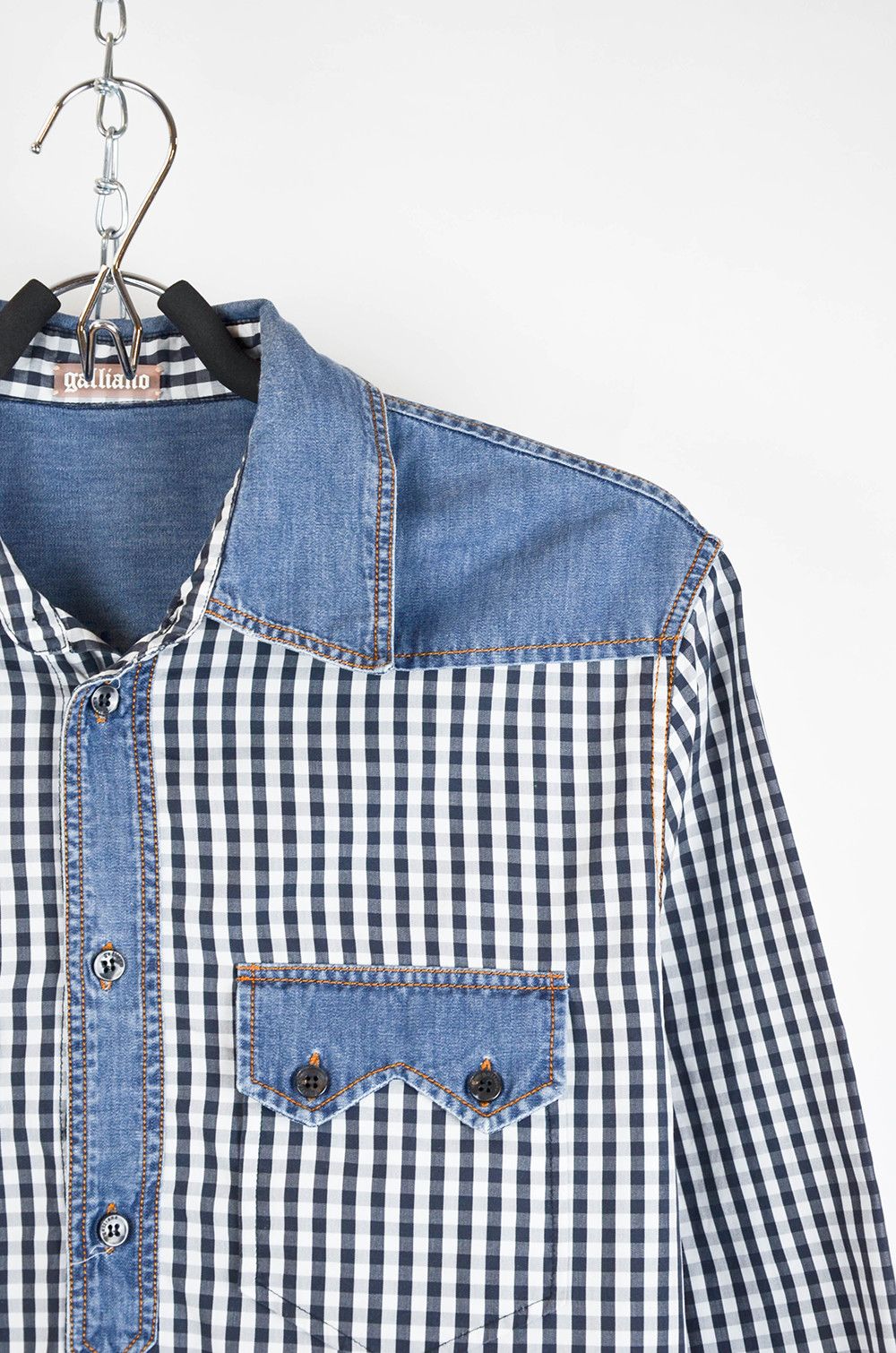John Galliano John Galliano Western Shirt – Gingham Check - M Size US M / EU 48-50 / 2 - 6 Thumbnail