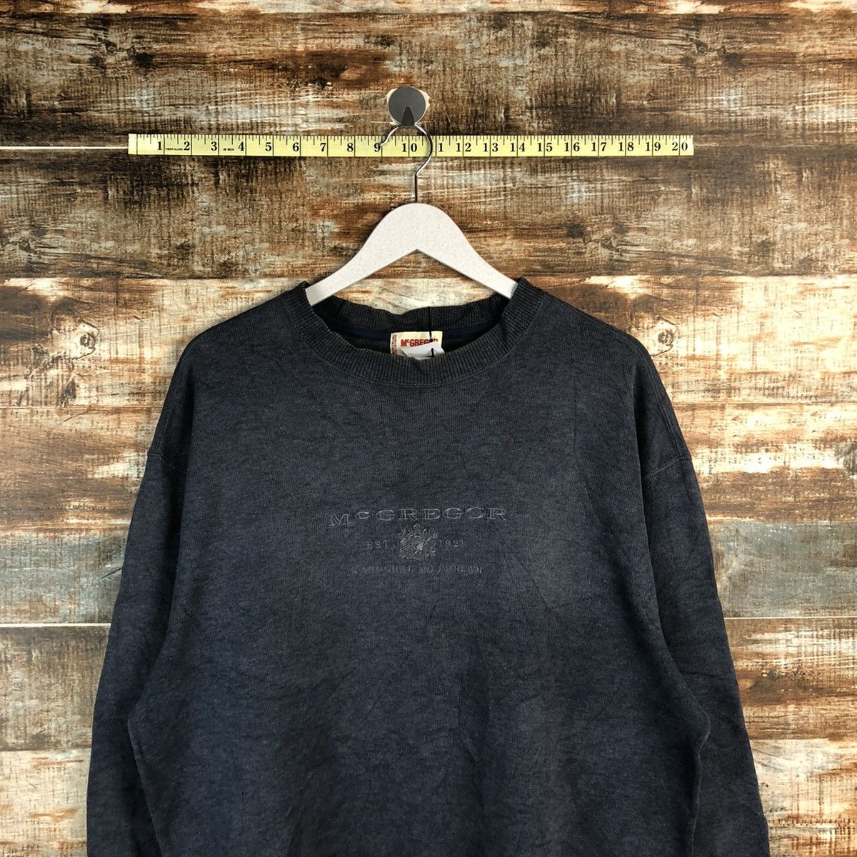 McGregor Mc Gregor vintage Grey Sweatshirt #A1912 Size US L / EU 52-54 / 3 - 2 Thumbnail