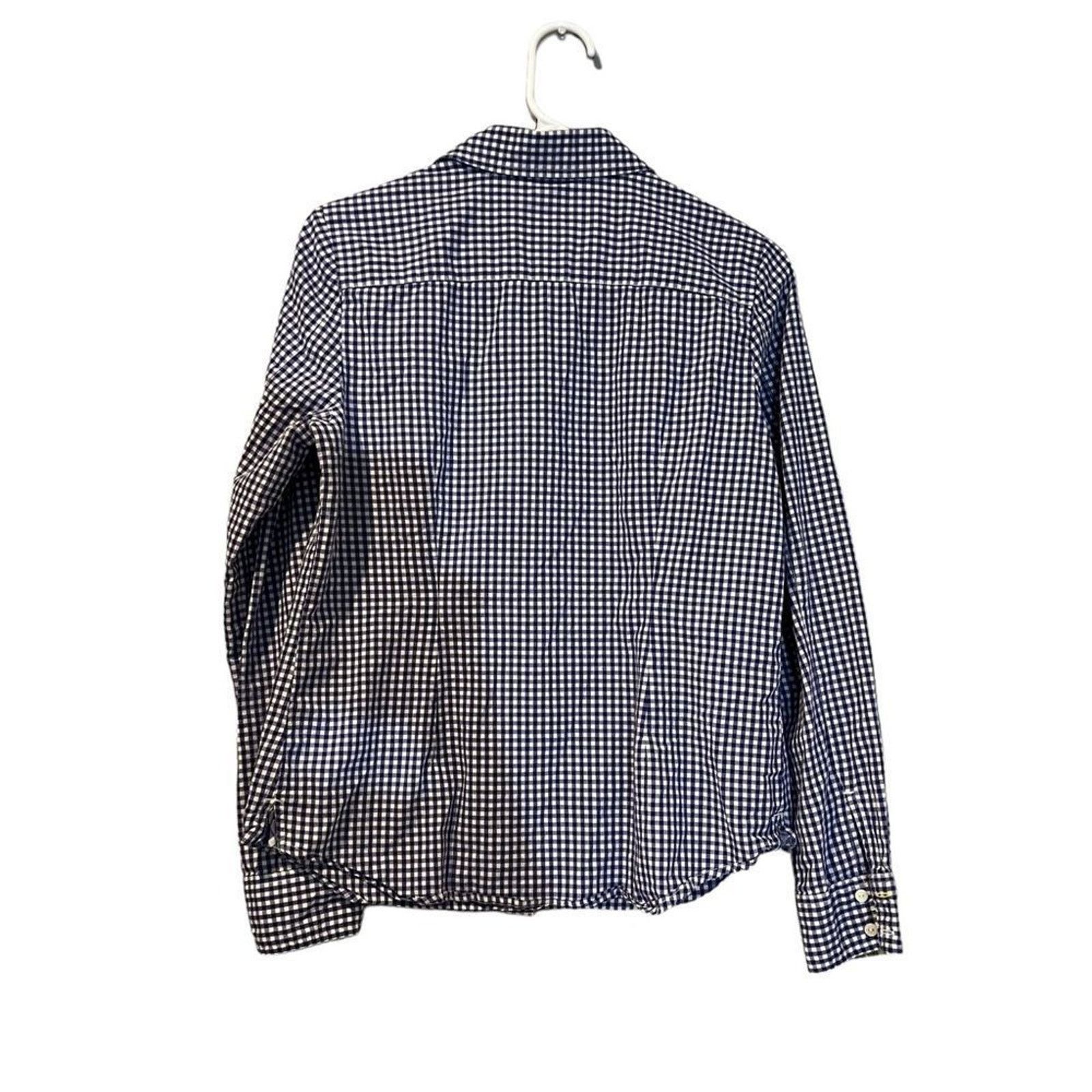 Tommy Hilfiger Tommy Hilfiger Button-Up Shirt Womens Medium Blue White Size M / US 6-8 / IT 42-44 - 4 Thumbnail