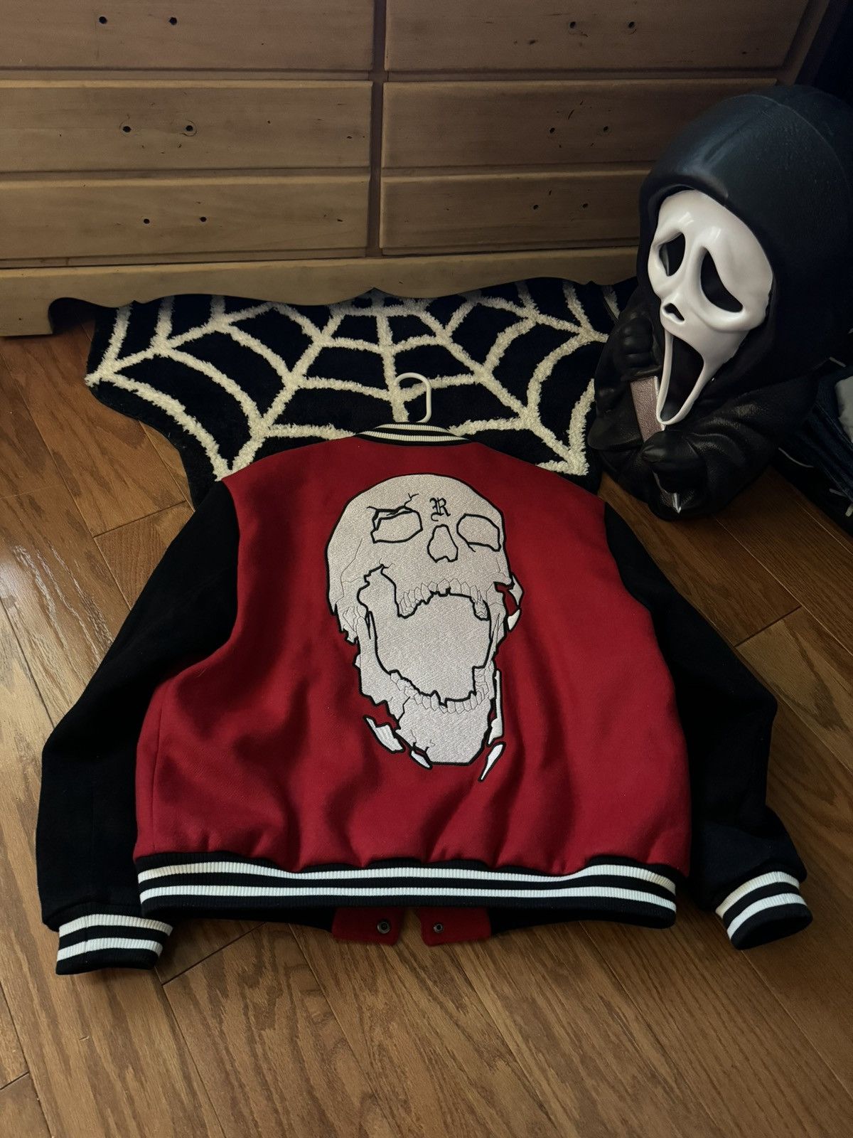 Revenge Revenge Varsity Jacket (Red) Size US M / EU 48-50 / 2 - 2 Thumbnail