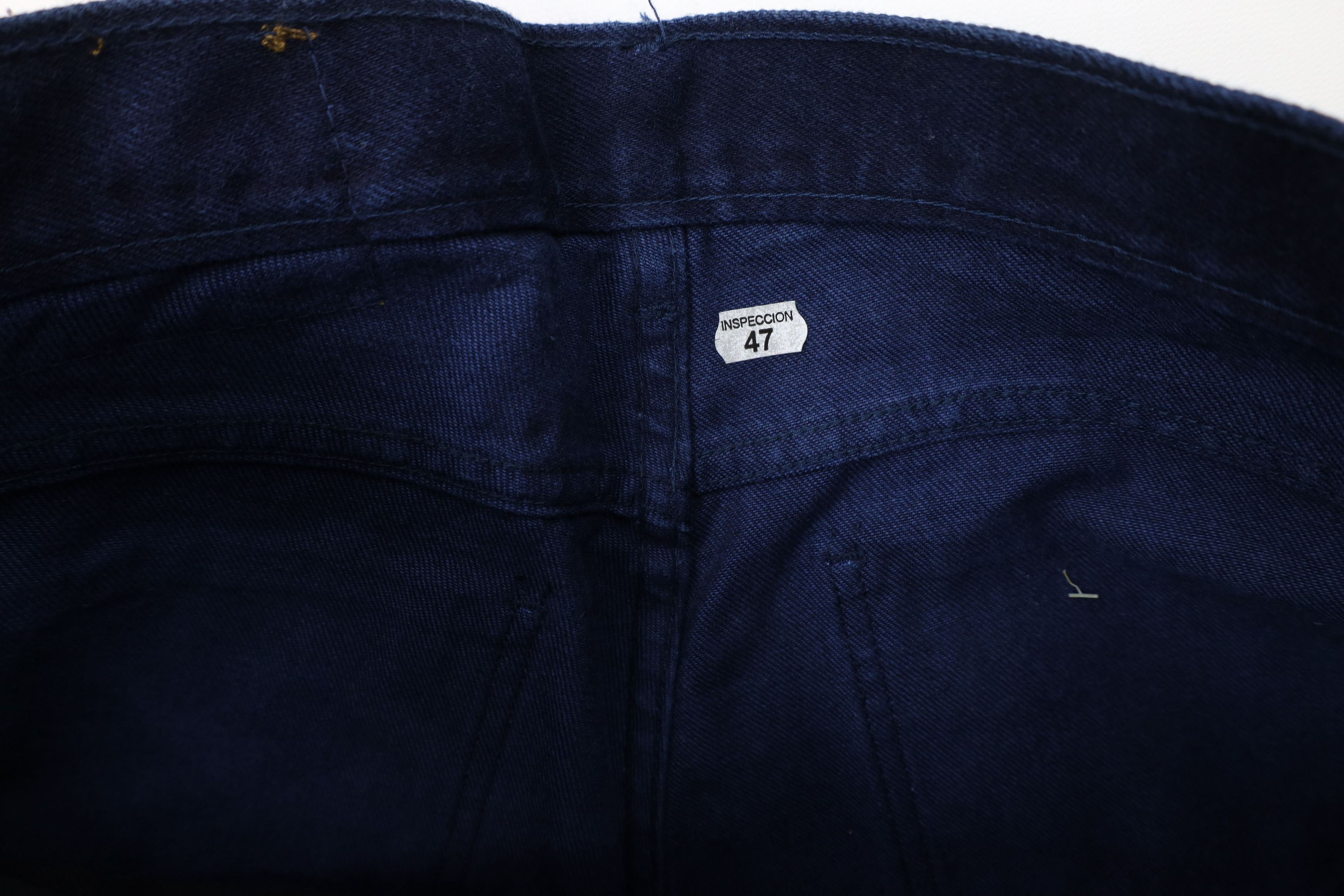 Vintage Deadstock Vintage 90s Streetwear Leg Denim Jeans Blue Size US 30 / EU 46 - 6 Thumbnail