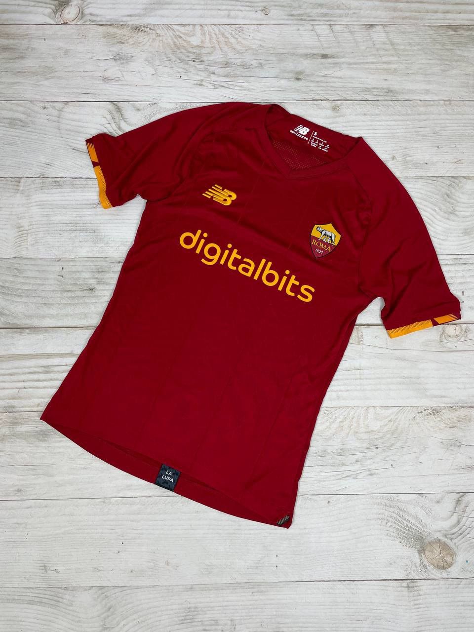 New Balance New Balance AS Roma 2021 2022 Home Shirt Soccer Jersey Size US S / EU 44-46 / 1 - 1 Thumbnail