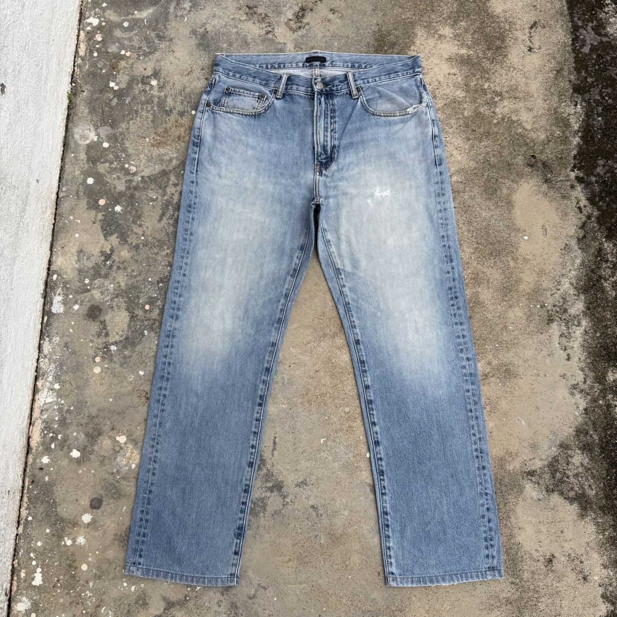 Jean VINTAGE JAPANESE DENIM BLUE WASH JEAN PANTS Size US 35 - 1 Thumbnail
