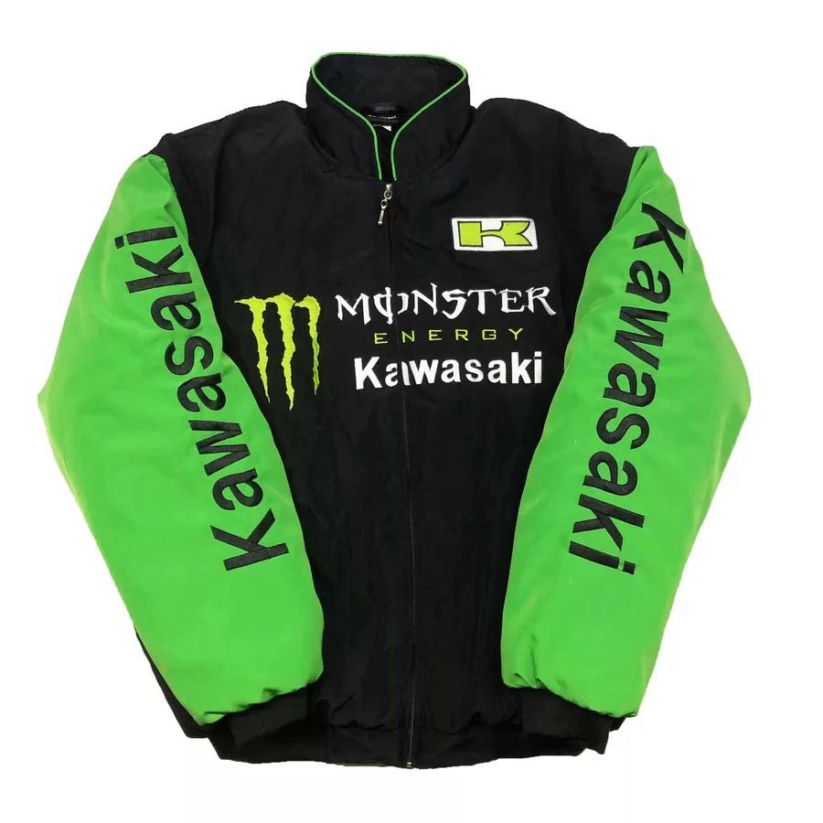 Other Kawasaki Embroidered Vintage Racing light Jacket L Size US L / EU 52-54 / 3 - 1 Thumbnail