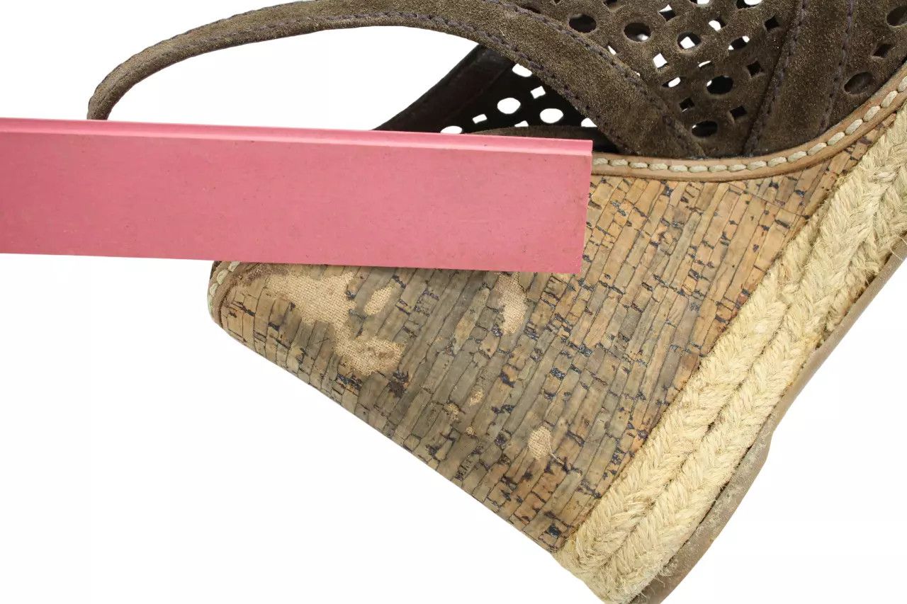 Prada PRADA Women EU 40 Wedge Platform Leather Espandrille Sandals Size US 10 / IT 40 - 13 Thumbnail
