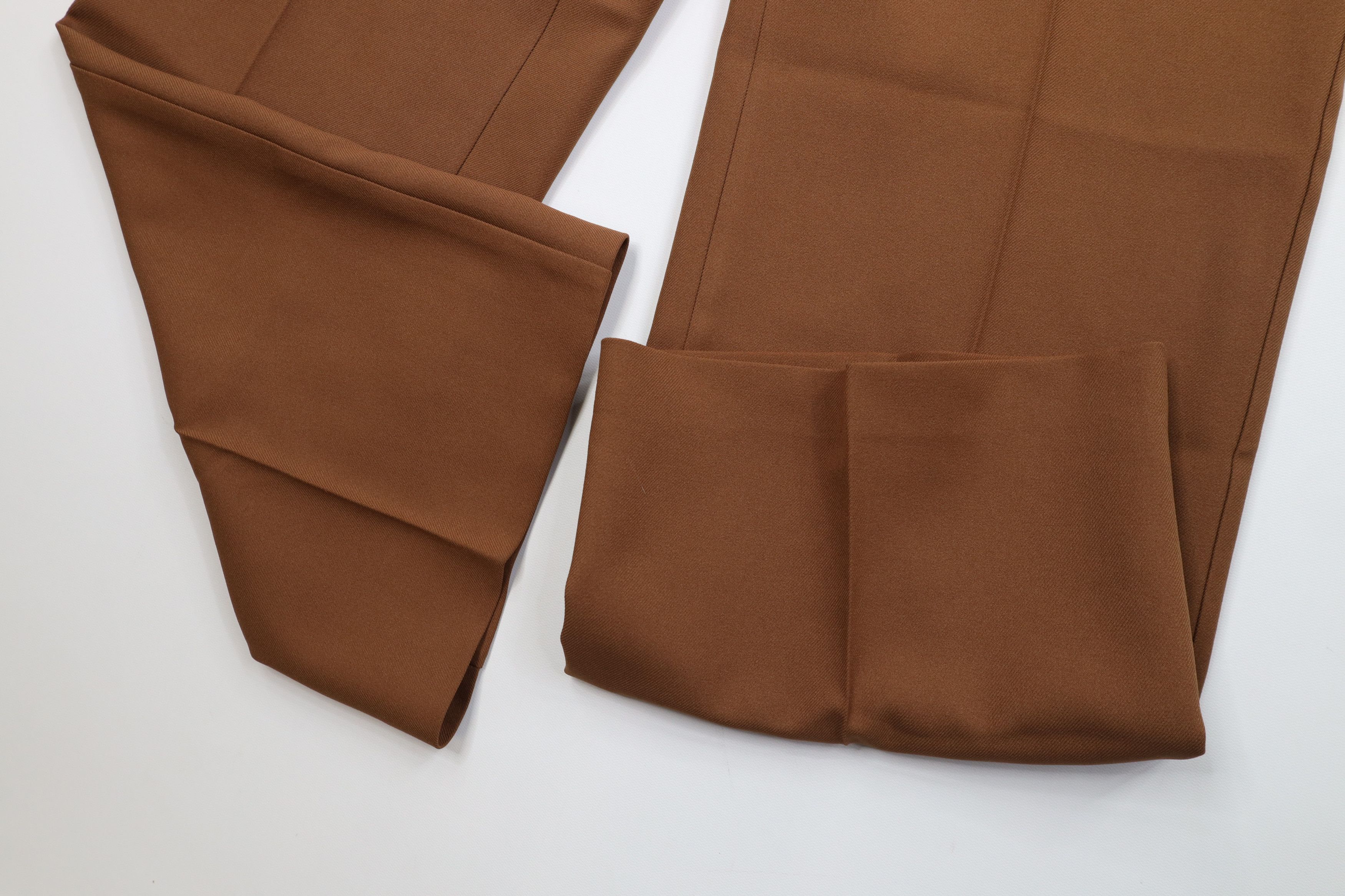 Levi's Vintage 70s Levis Knit Wide Leg Bell Bottoms Pants Brown USA Size 42" / US 20 - 5 Thumbnail