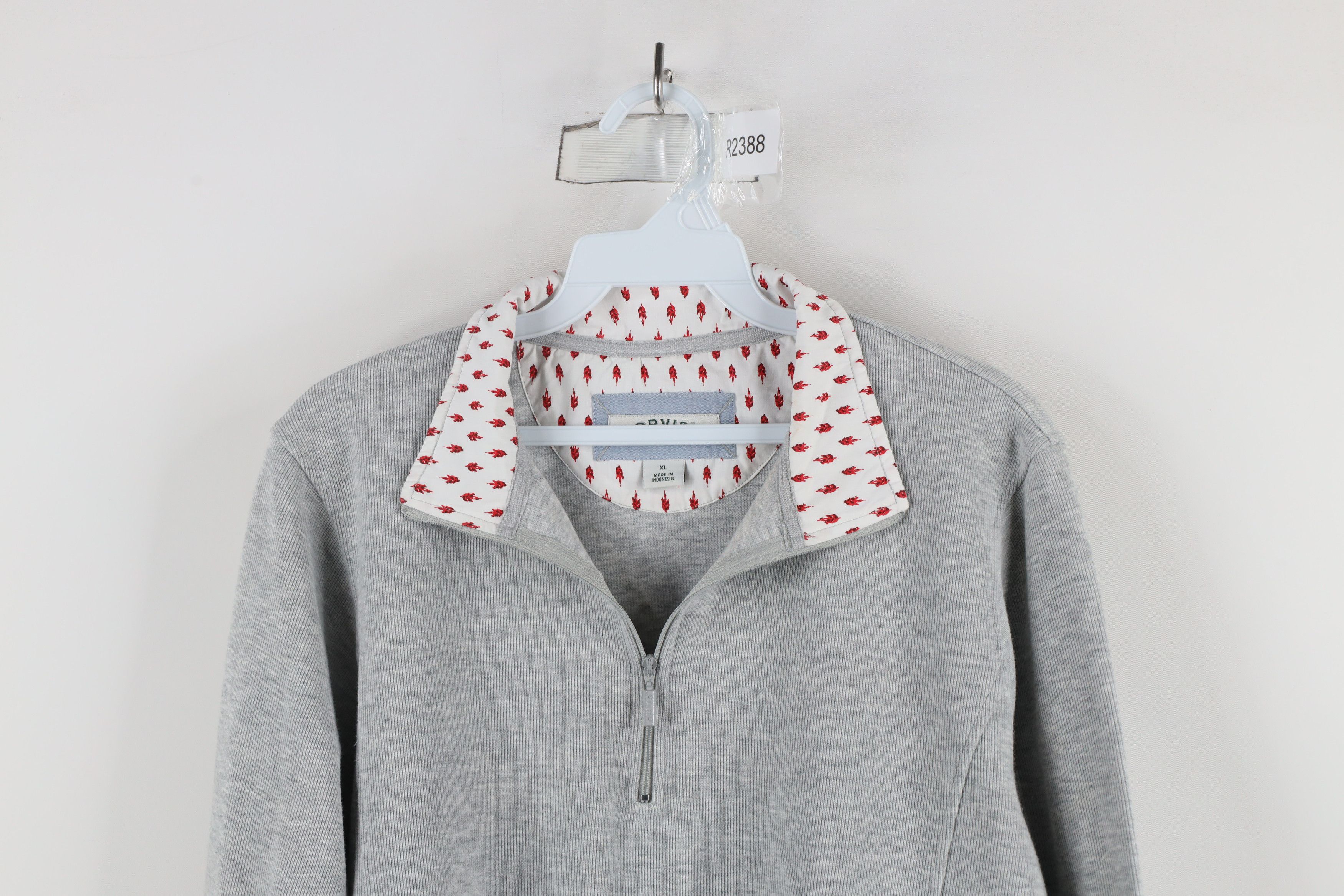 Orvis × Vintage Vintage Orvis Cuff Ribbed Knit Half Zip Pullover Sweater Size XL / US 12-14 / IT 48-50 - 2 Thumbnail