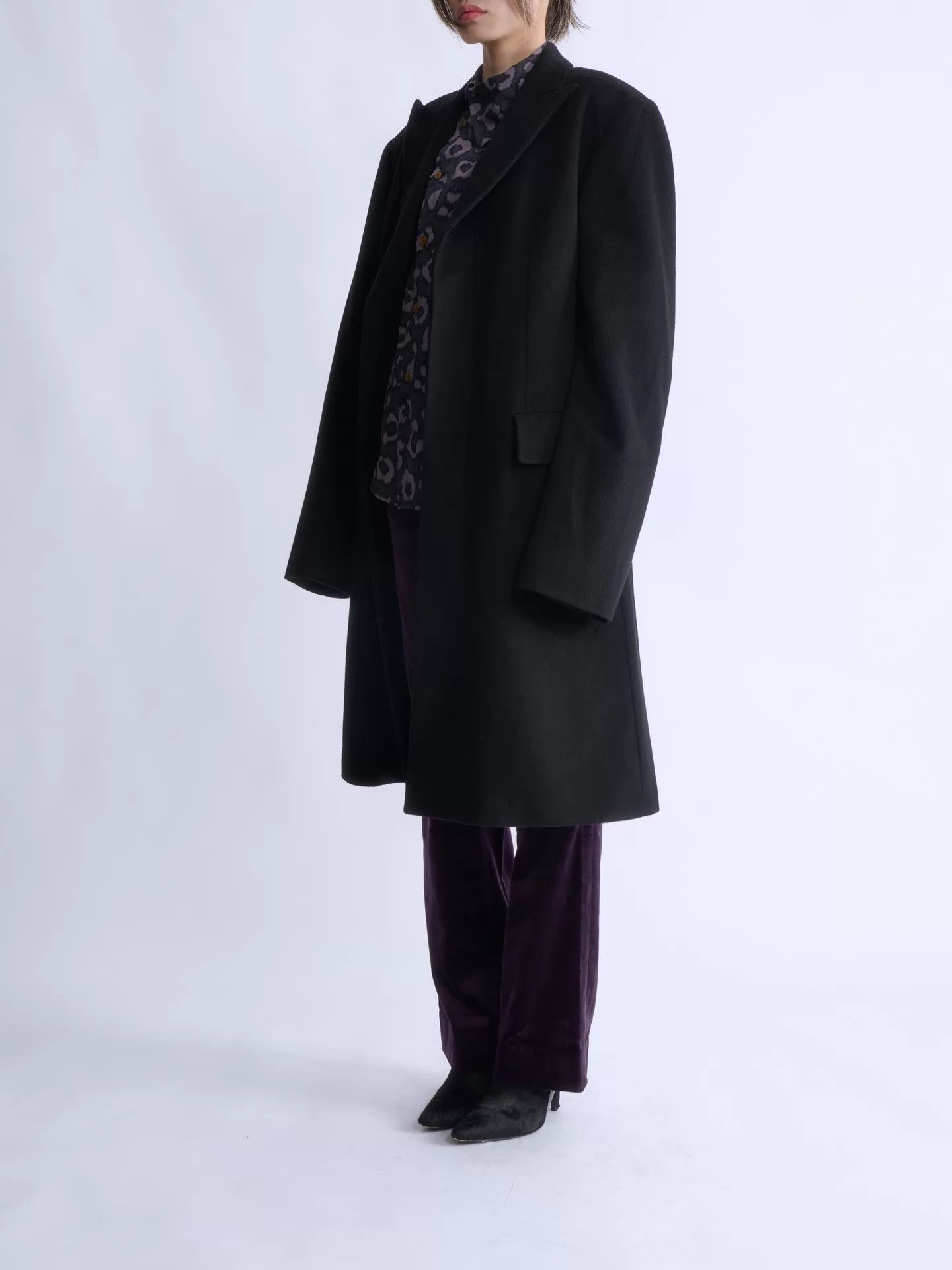 Ports 1961 PORTS 1961 Black Wool Zip Men’s Coat Made in Italy Size US L / EU 52-54 / 3 - 2 Thumbnail