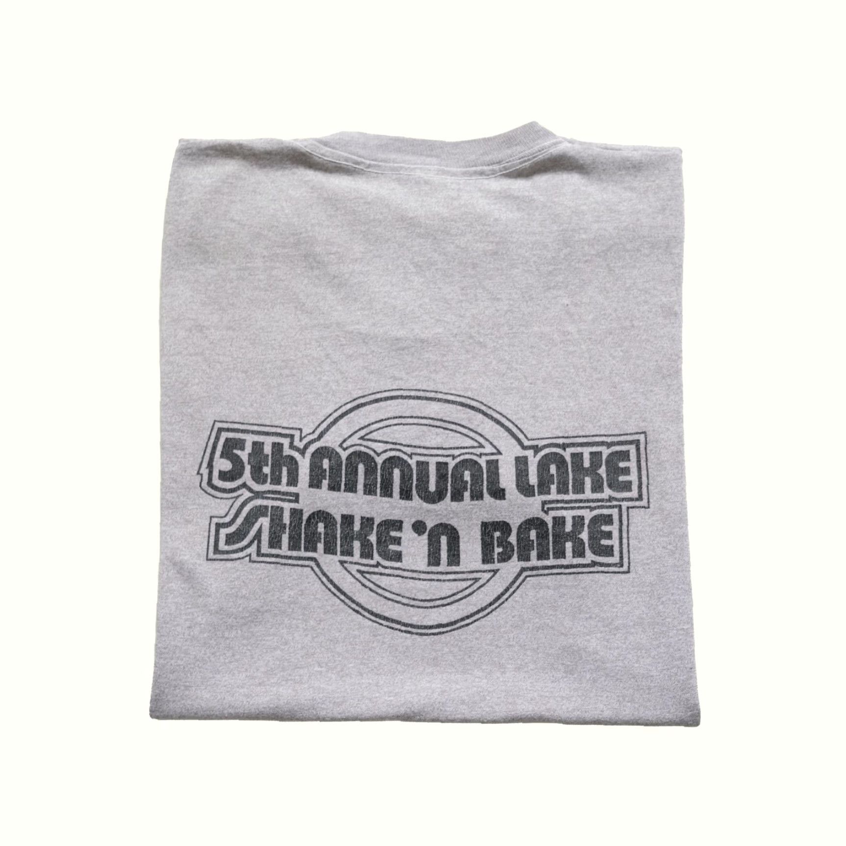 Fruit Of The Loom VINTAGE FRUIT OF THE LOOM YACHT LAKE BOATING FUNNY USA MADE SCREEN STARS LG TEE, GRAPHIC, COTTON BLEND, REGULAR SIZE L, GRAY Size US L / EU 52-54 / 3 - 2 Thumbnail