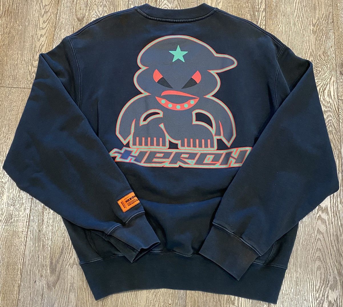 Heron Preston Heron Preston Monster Printed Crewneck Size US XL / EU 56 / 4 - 2 Thumbnail