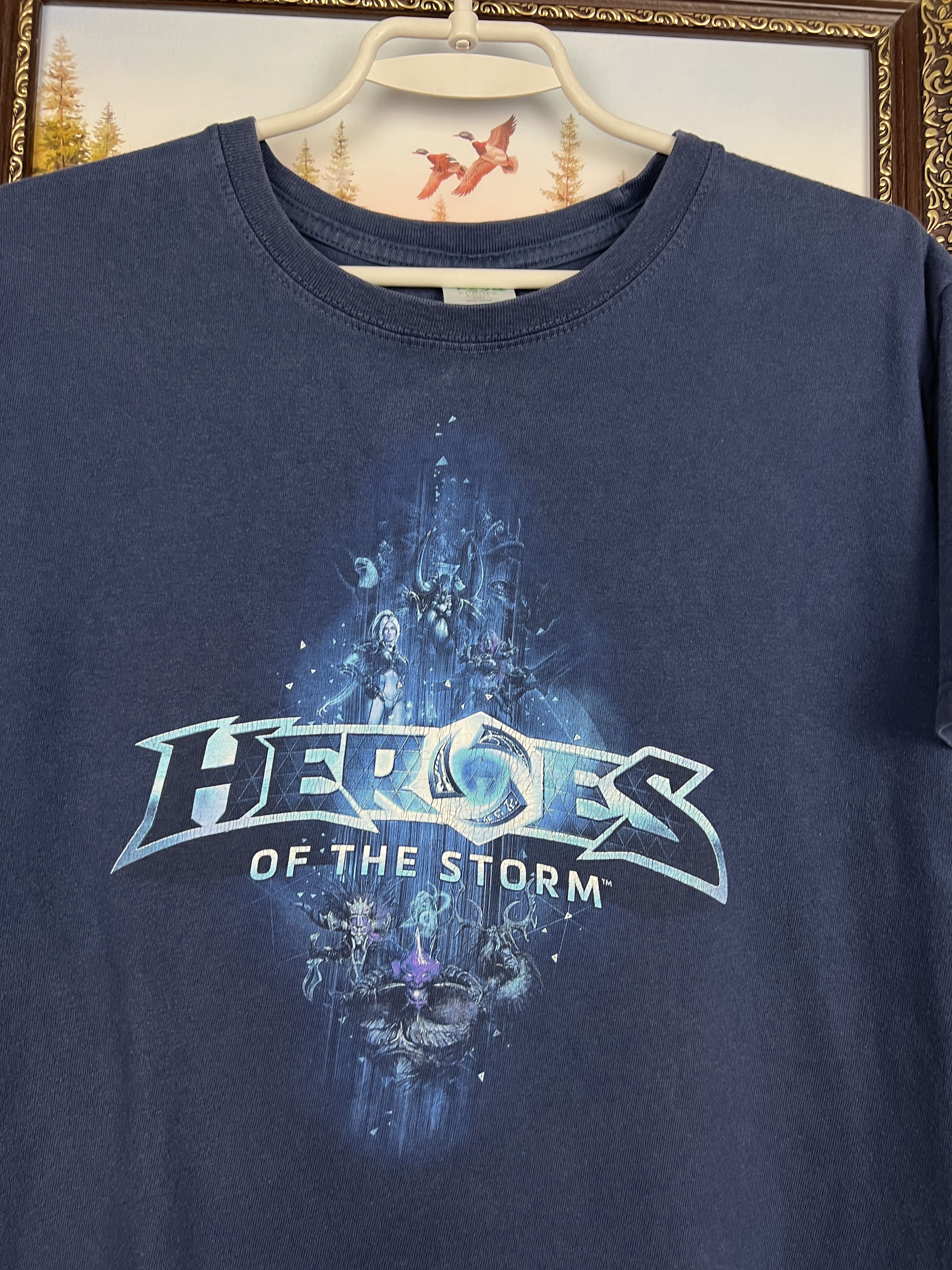 Vintage Blizzard Heroes of the Storm Promo Shirt Big Logo Tee Size US S / EU 44-46 / 1 - 3 Thumbnail