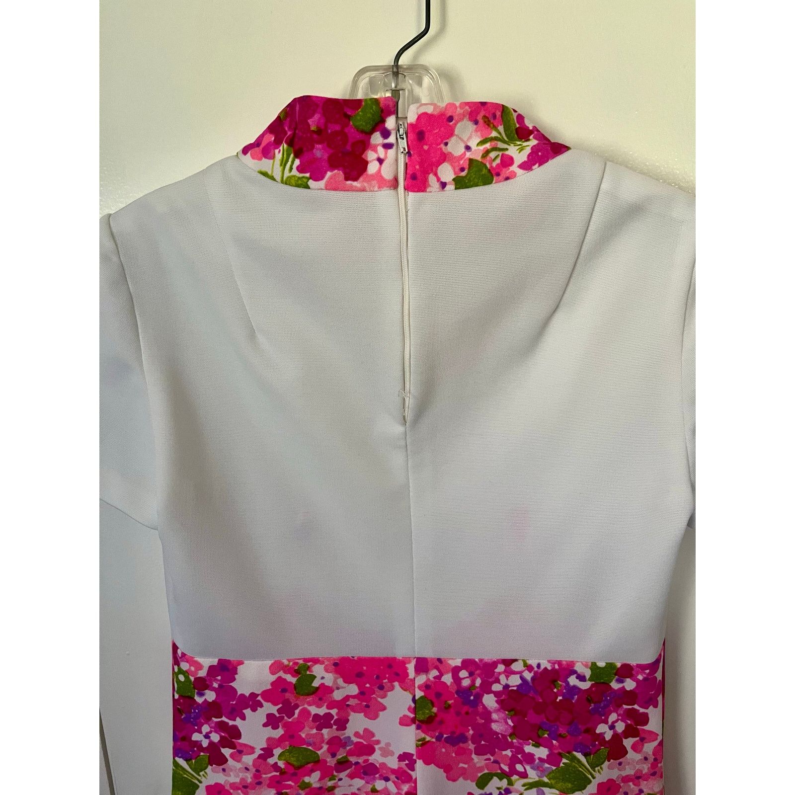 Vintage Vintage 60’s White Pink Flower Power Dress XS Small Groovy Size XS / US 0-2 / IT 36-38 - 5 Thumbnail