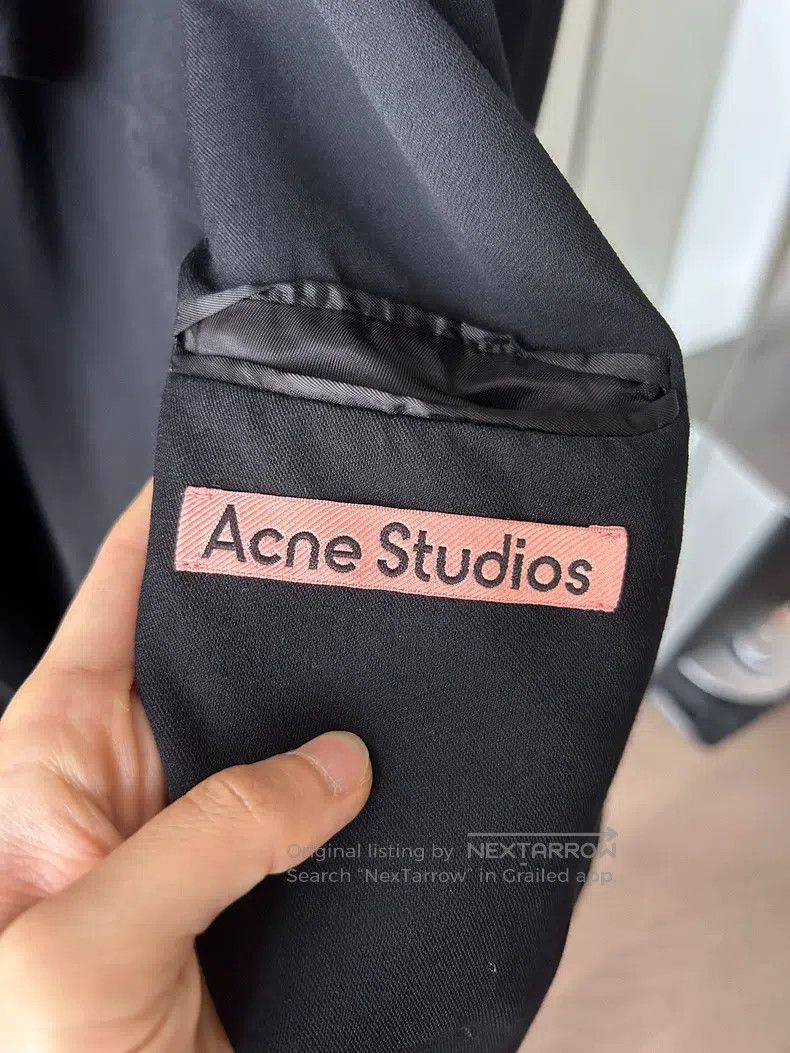Acne Studios Acne Studios Tailored Suit Jacket, Black Size XXS / US 00 / IT 34 - 4 Thumbnail