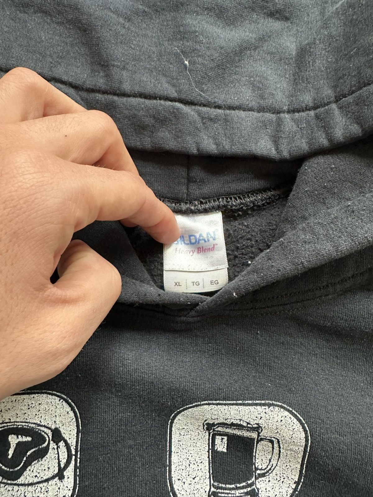 Gildan Y2K Lay pipe hoodie Size US XL / EU 56 / 4 - 4 Thumbnail