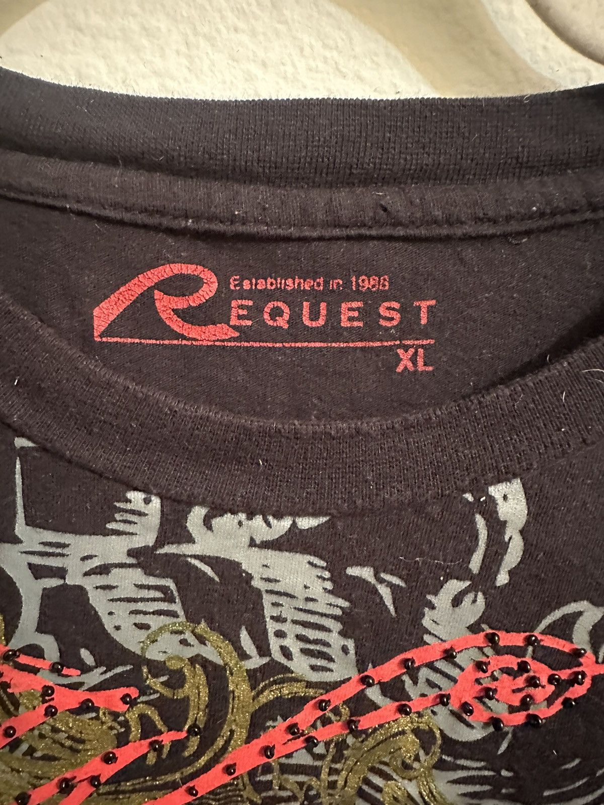 Vintage Graphic Tee Size US XL / EU 56 / 4 - 4 Thumbnail