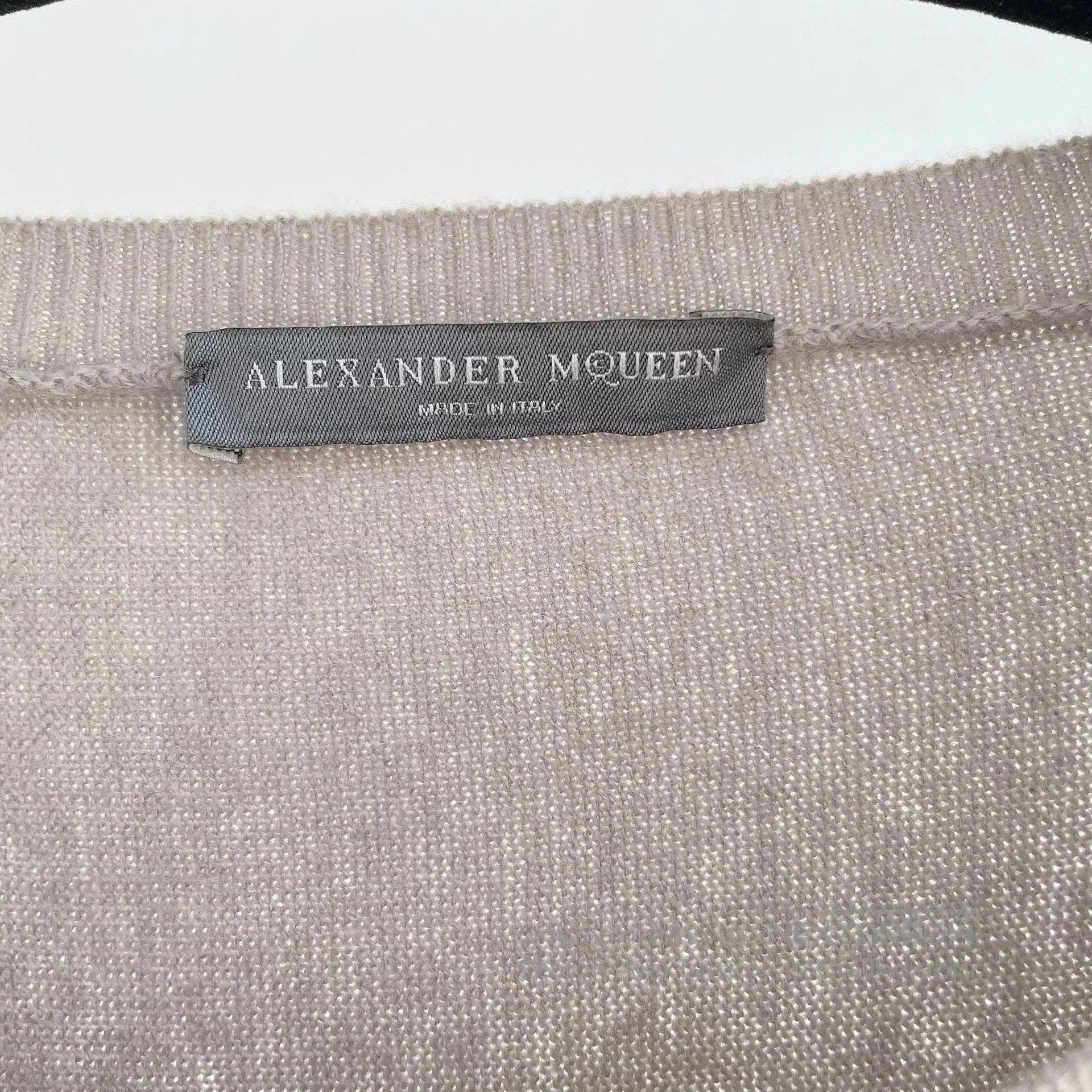 Alexander McQueen Alexander McQueen Gray Knit Dress. Size L / US 10 / IT 46 - 5 Thumbnail