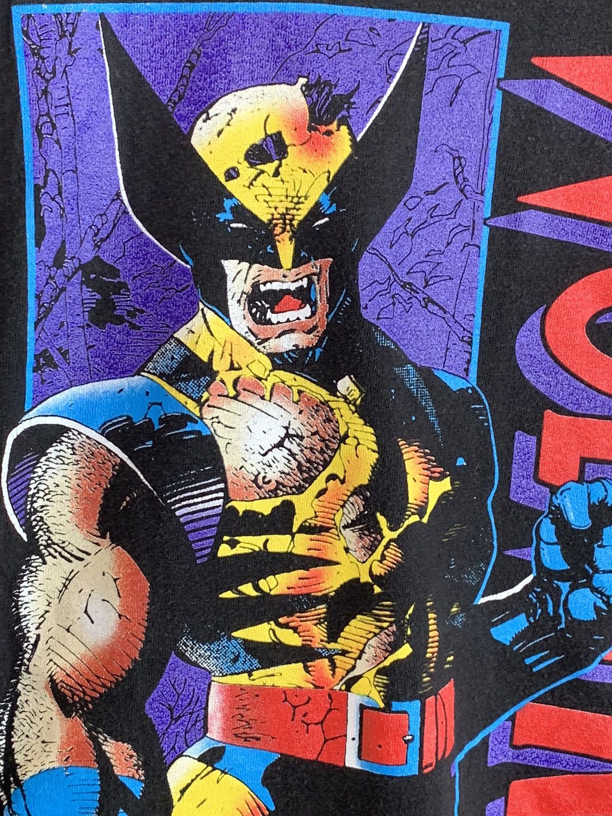 Marvel Comics *RARE* Vintage 1993 Wolverine Marvel Single Stitch Shirt Size US M / EU 48-50 / 2 - 3 Thumbnail