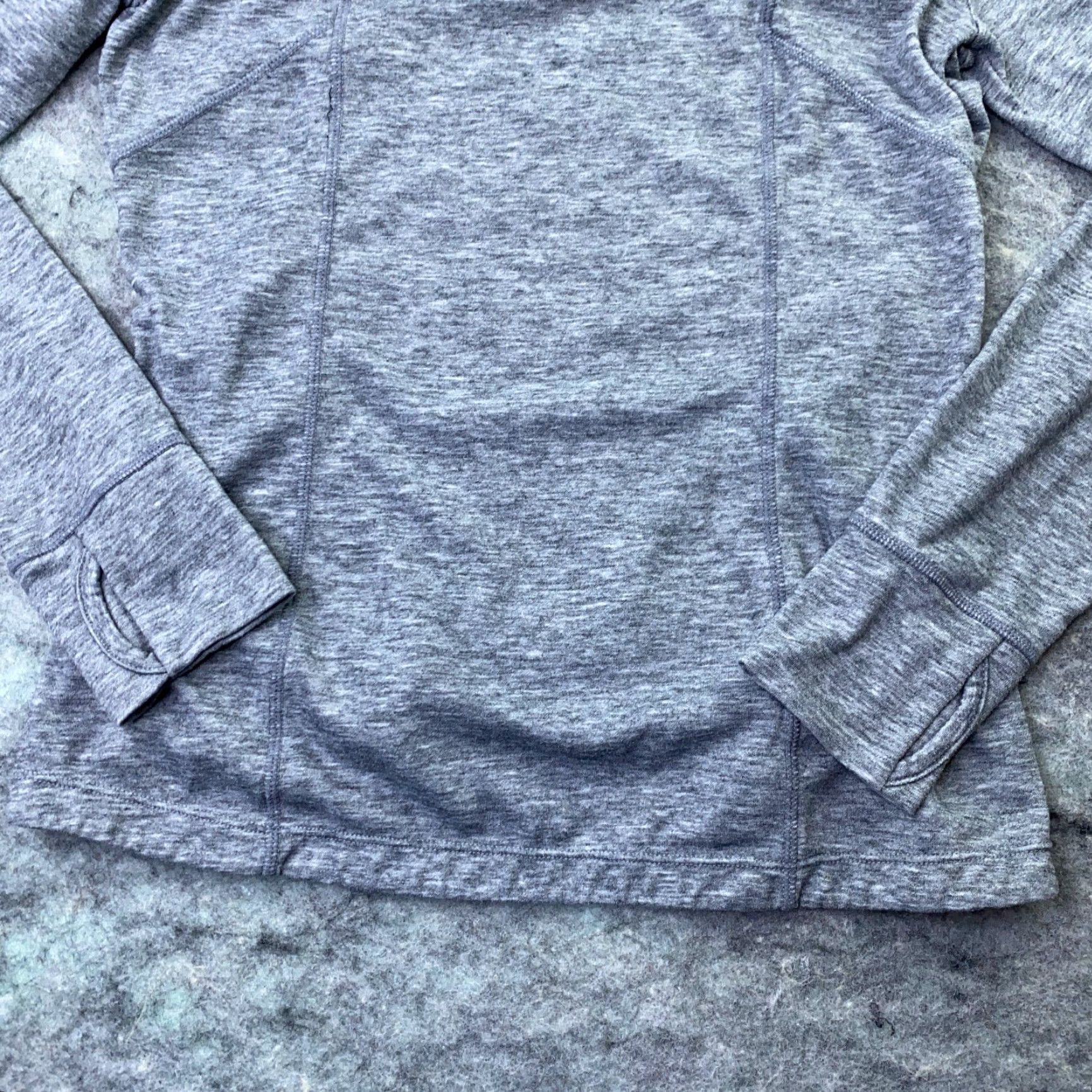Vintage MONDETTA Womens Pullover M Gray 1/4 Zip Hooded Wool Blend Athletic Fitted Sweatshirt Size M / US 6-8 / IT 42-44 - 7 Thumbnail
