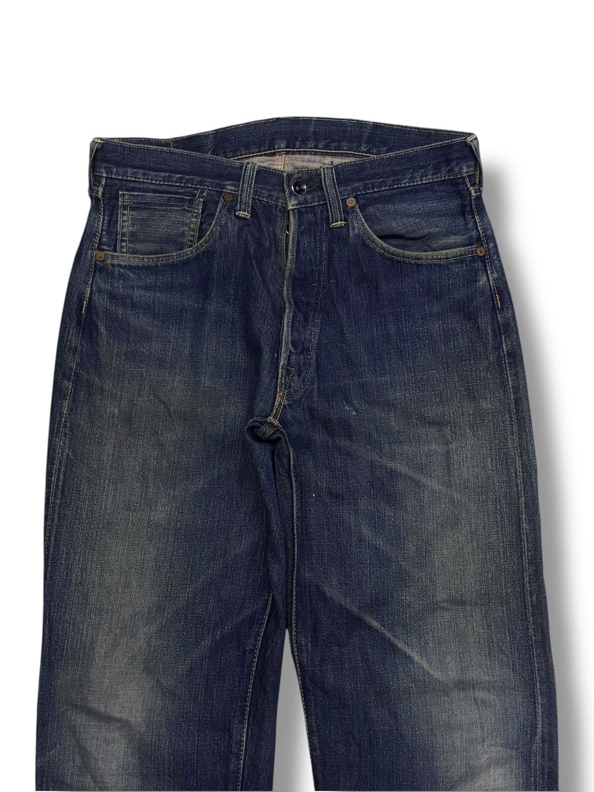 The Real McCoy's Vintage 00s Joe McCoys & Co Lot 901 Selvedge Denim Japan W31 Size US 31 - 4 Thumbnail